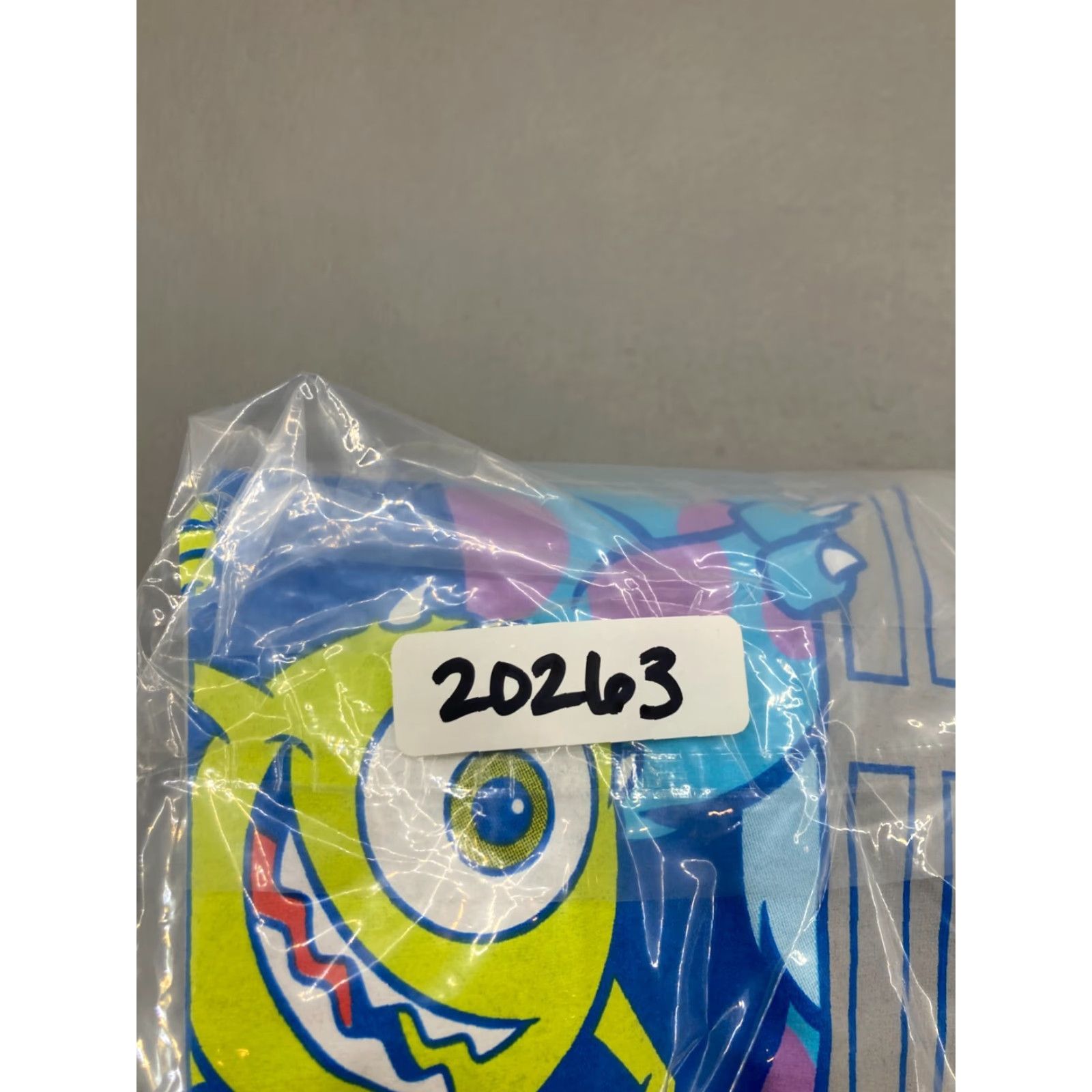 Vintage Disney Pixar Monsters Inc Mens TShirt L Gray We Scare Because We Care Shirt Mens Large Gray Cartoon Movie 90s Theme Boys Girls Mens Size US L / EU 52-54 / 3 - 7 Thumbnail