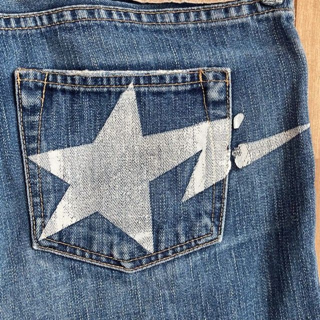 Bape BAPE STA Denim Pants a bathing ape star NIGO Size 25" / US 0 / IT 36 - 4 Thumbnail