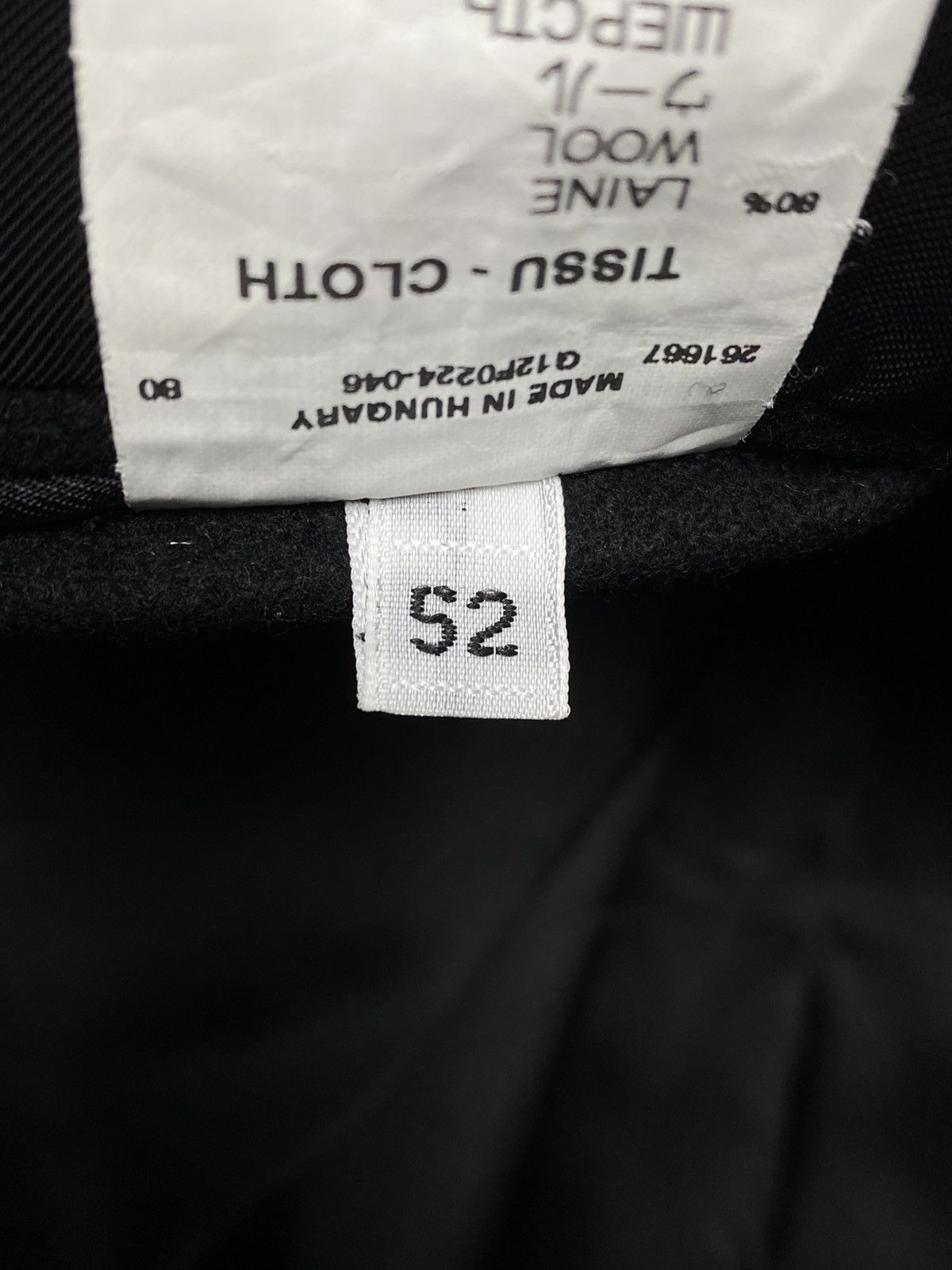 Givenchy Givenchy Paris Black Wool Tailored Overcoat Size L Size US L / EU 52-54 / 3 - 14 Thumbnail