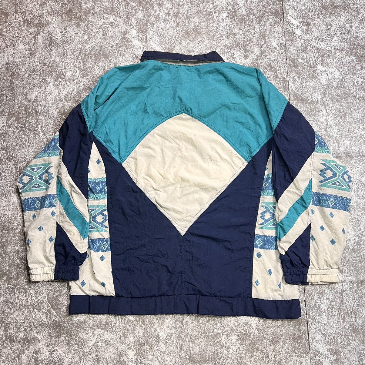 Sergio Tacchini × Vintage Vintage Mens Sergio Tacchini Windbreaker Size US L / EU 52-54 / 3 - 3 Thumbnail