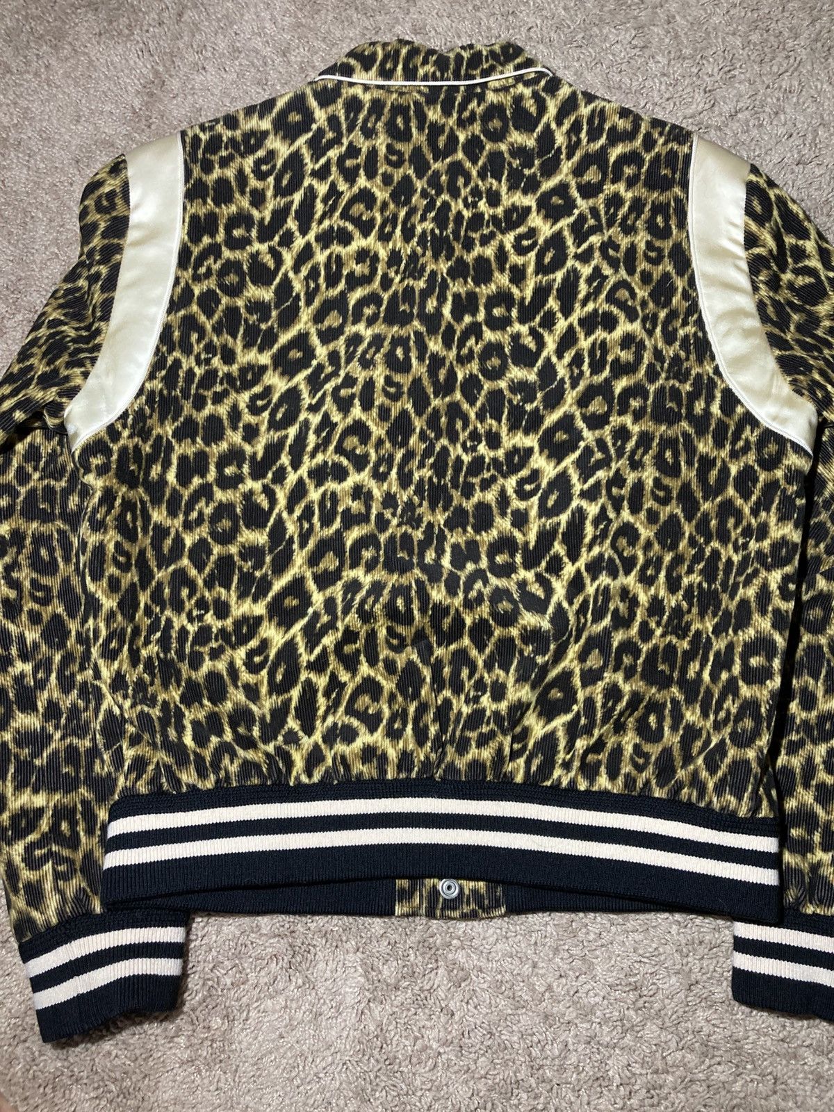 Celine SS20 Celine Leopard Corduroy Teddy Jacket 2020 52 Hedi Size US L / EU 52-54 / 3 - 8 Thumbnail