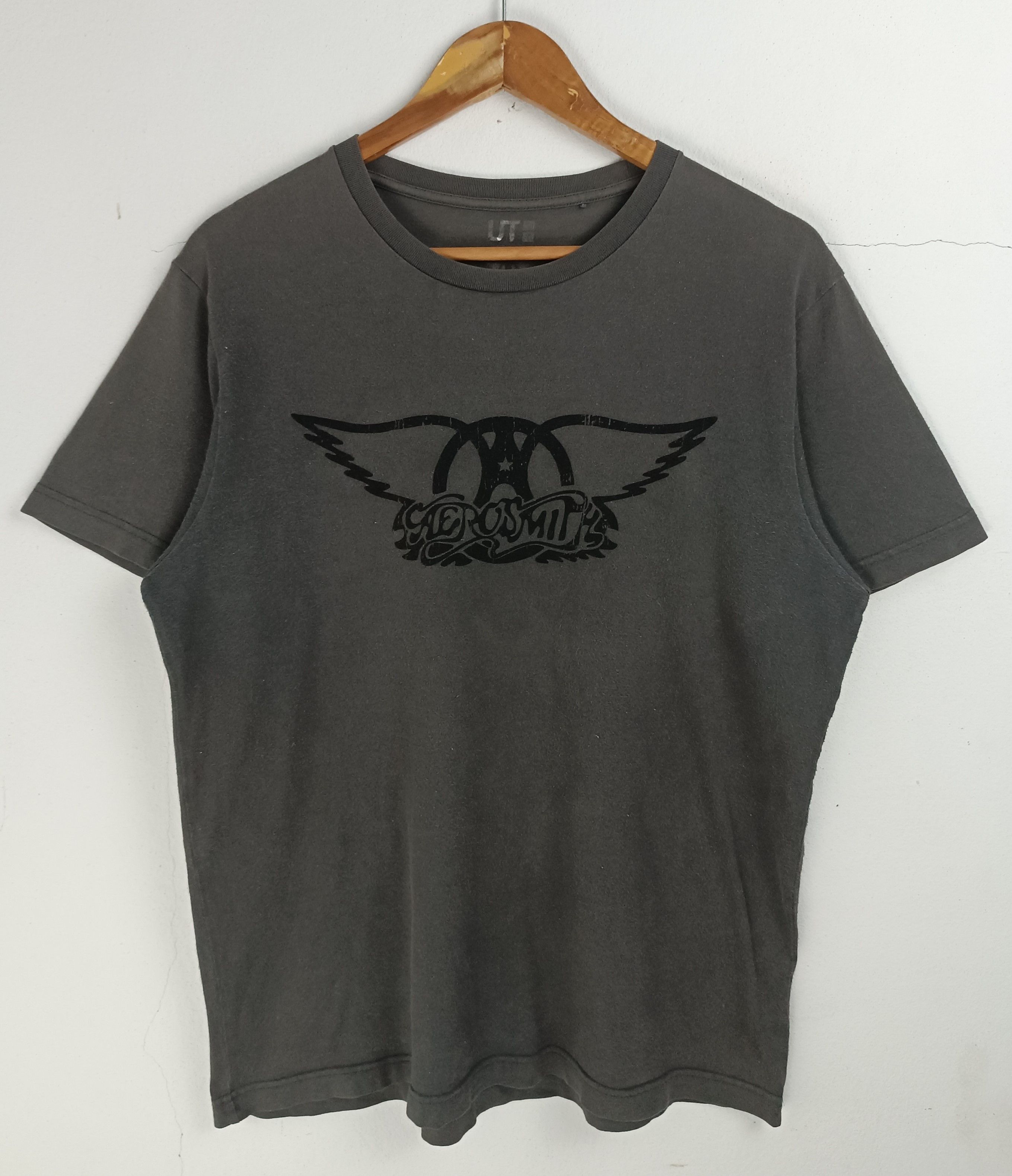 Vintage VINTAGE AEROSMITH CLASSIC LOGO ROCK TEE scorpions acdc u2 Size US L / EU 52-54 / 3 - 3 Thumbnail