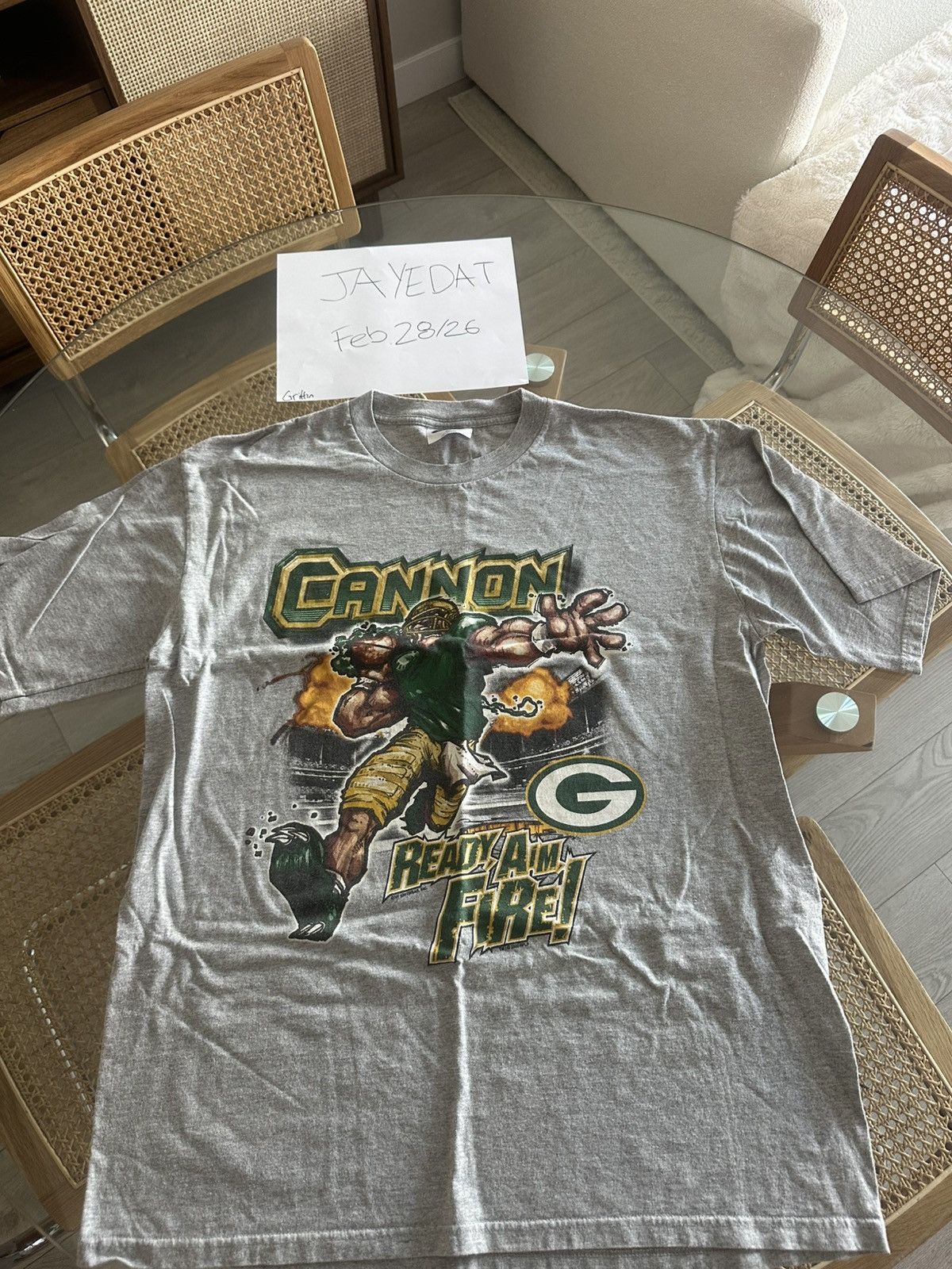 Vintage Vintage Green Bay Packers T Shirt size XL Size US XL / EU 56 / 4 - 1 Thumbnail