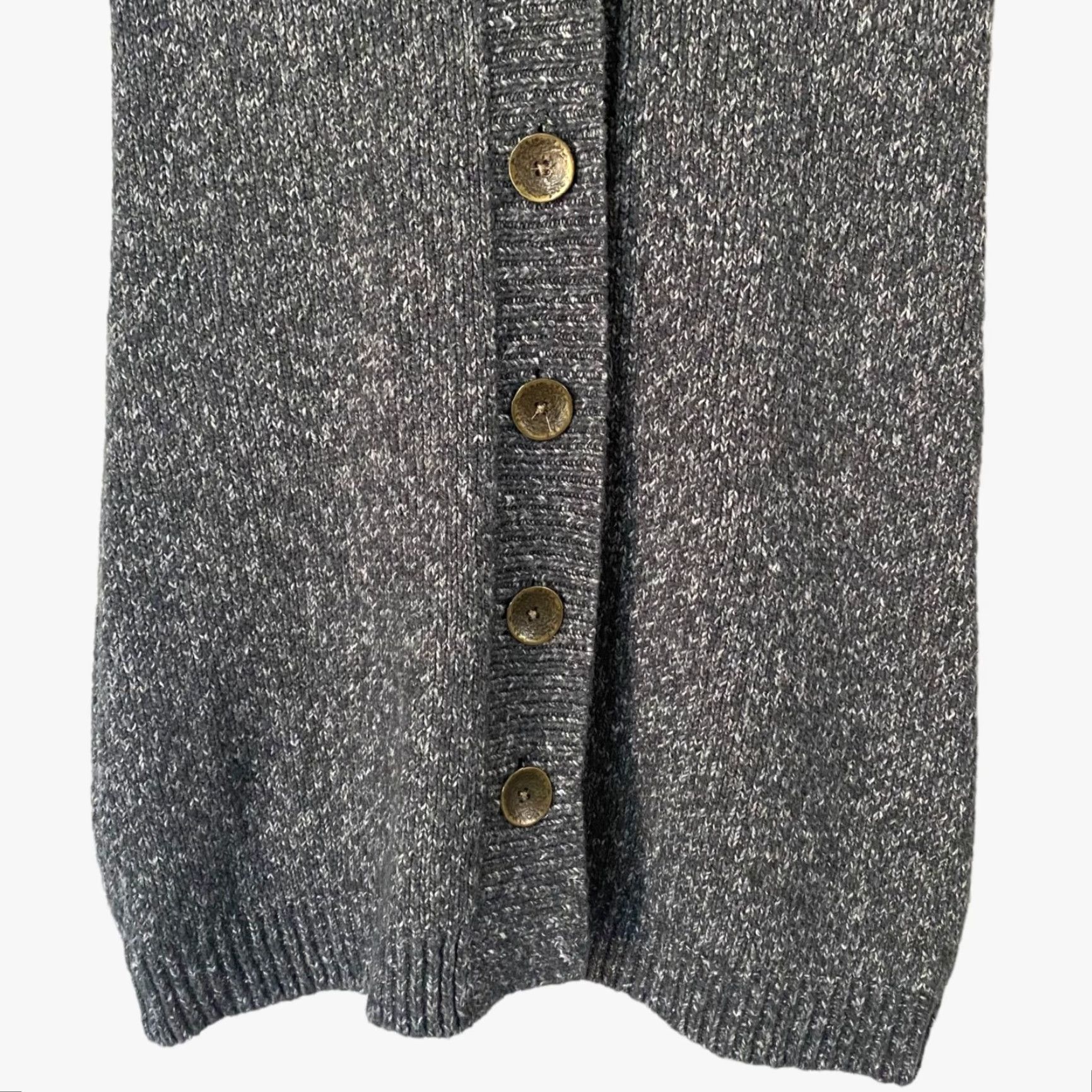 Prana PrAna Willow Duster Hooded Sweater Cardigan Gray Women's Size Small Button-Front Size S / US 4 / IT 40 - 6 Thumbnail