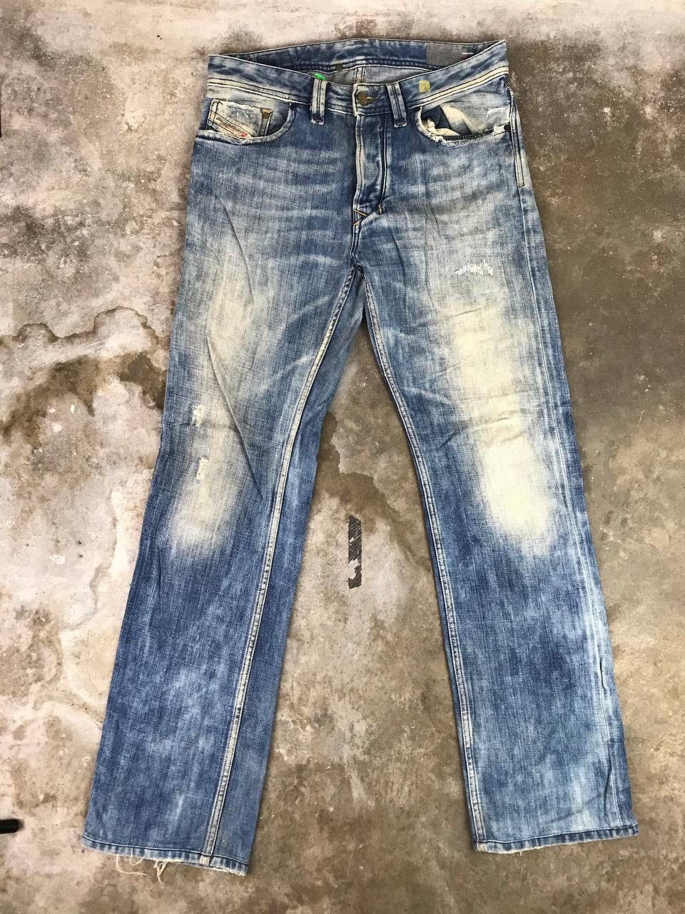 Diesel Black Gold Vintage Distressed Denim Diesel Rare Design Size US 32 / EU 48 - 1 Thumbnail