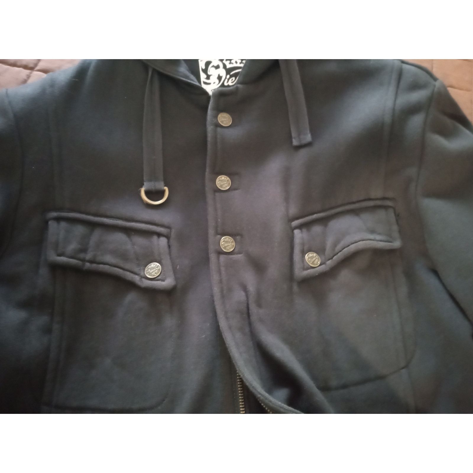 Diesel Diesel Vintage Cotton Heavy Hoodie NWOT Sz XL Size US XL / EU 56 / 4 - 17 Thumbnail