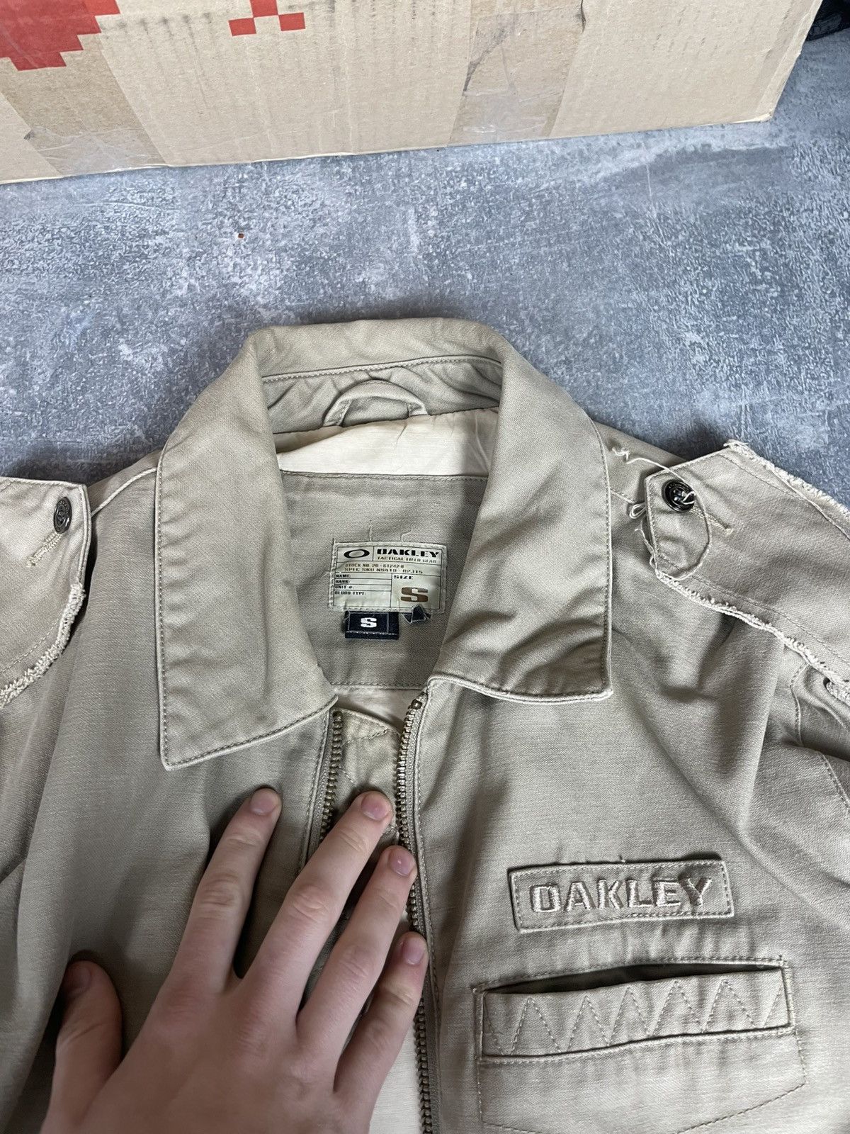 Oakley Vintage Oakley Military big logo light coat / jacket Size US S / EU 44-46 / 1 - 5 Thumbnail