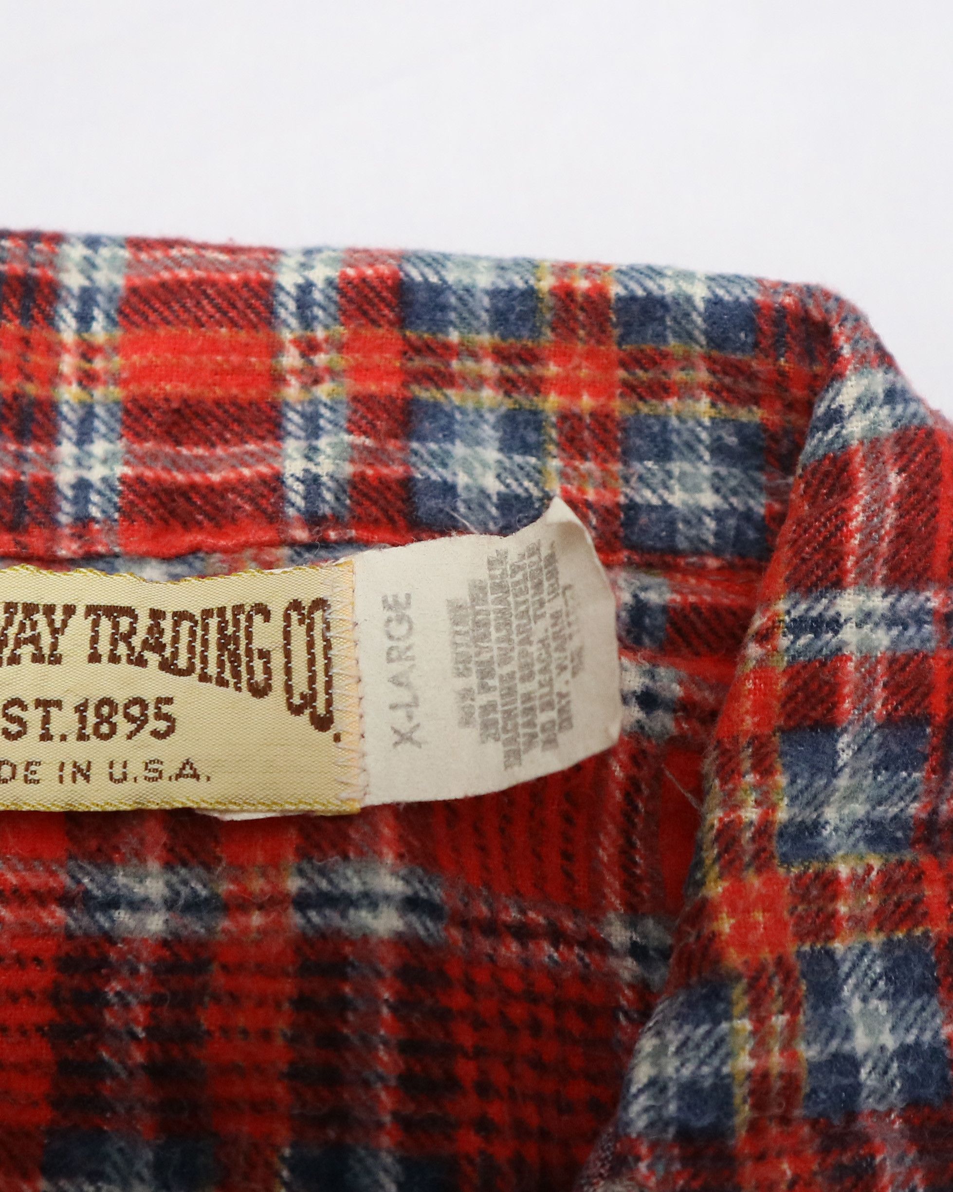 Vintage NORTHWAY TRADING flannel shirt Size US XL / EU 56 / 4 - 8 Thumbnail