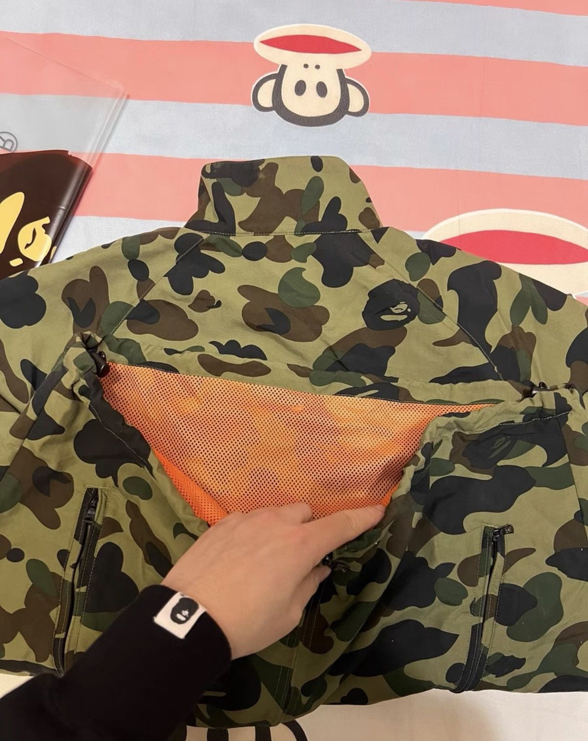Bape BAPE OG Nigo era green camo coach stand collar jacket Size US XL / EU 56 / 4 - 9 Thumbnail