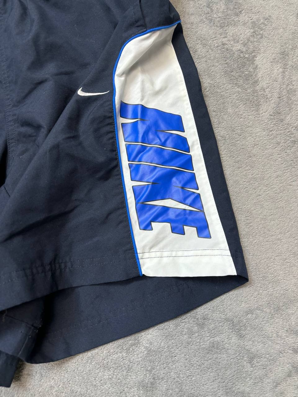 Nike × Vintage Vintage Y2K Nike Nylon Swoosh Logo Shorts Size US 34 / EU 50 - 2 Thumbnail