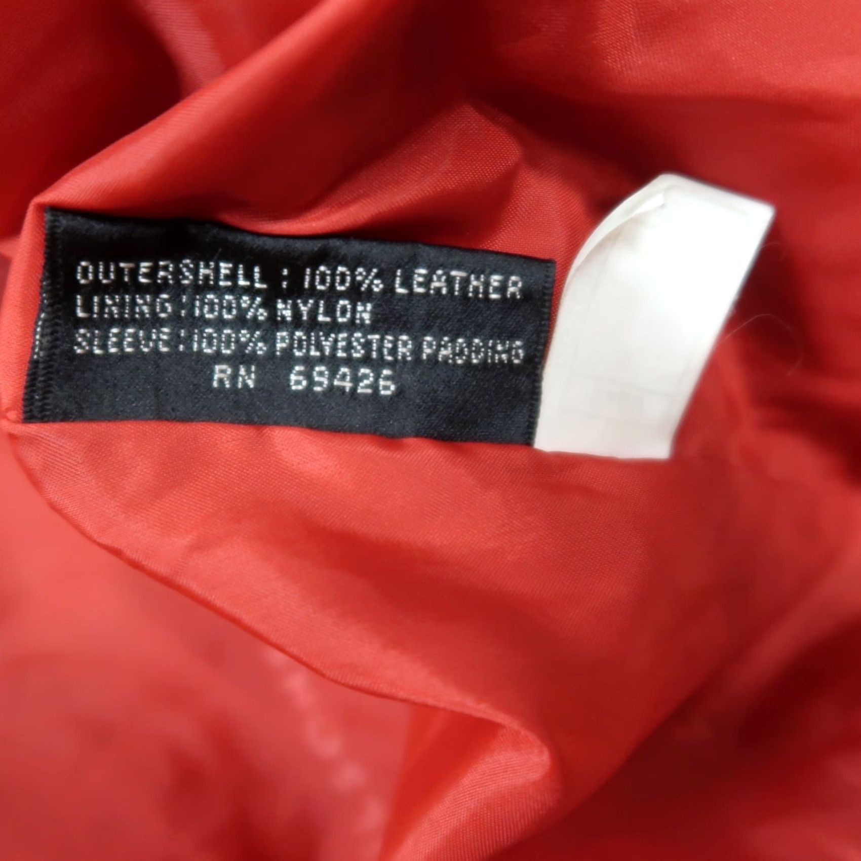 Vintage VINTAGE Wilsons Red Leather Jacket Women's Medium Full Zip Insulated Coat Size M / US 6-8 / IT 42-44 - 4 Thumbnail