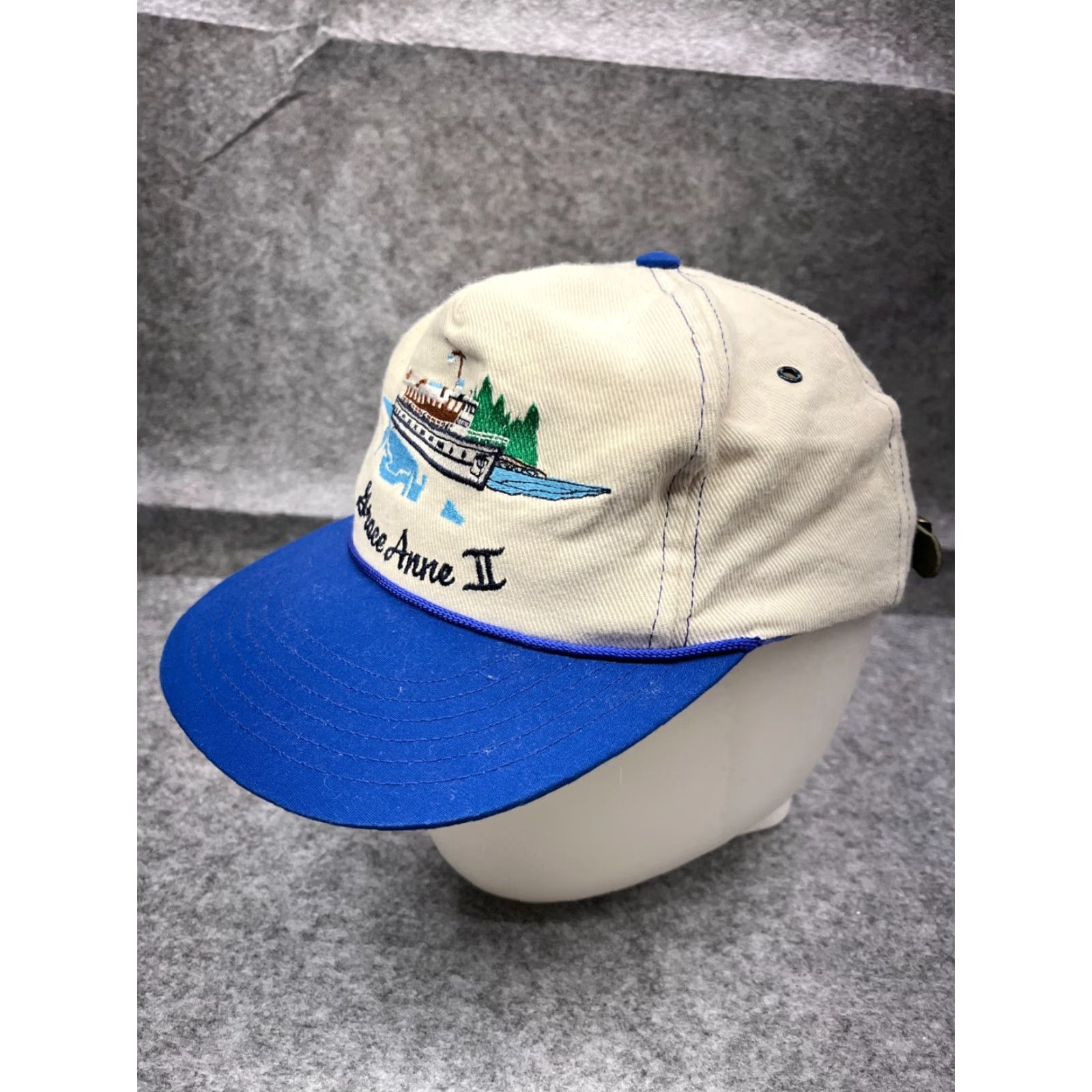 Titleist Vintage Titleist Baseball Cap Hat 90s Outdoor Yacht Cotton Adjustable Mens Blue White Size ONE SIZE - 4 Thumbnail