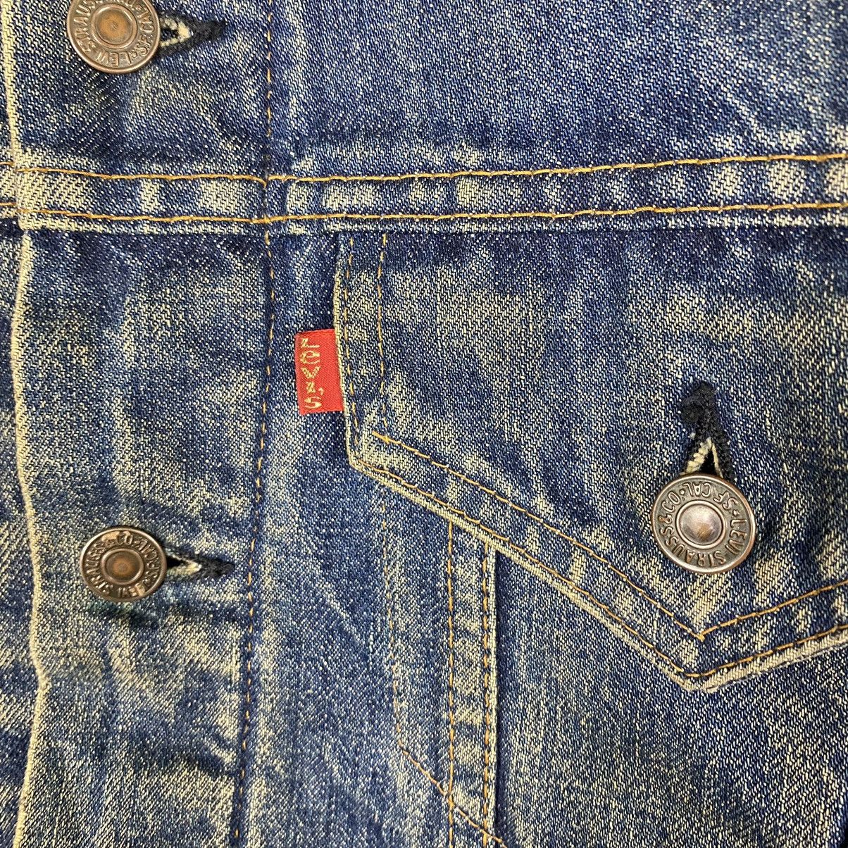 Levi's × Levi's Vintage Clothing × Vintage 💥 70s LEVIS BLANKET TRUCKER DENIM JACKET BUTTON #52 Size US L / EU 52-54 / 3 - 10 Thumbnail