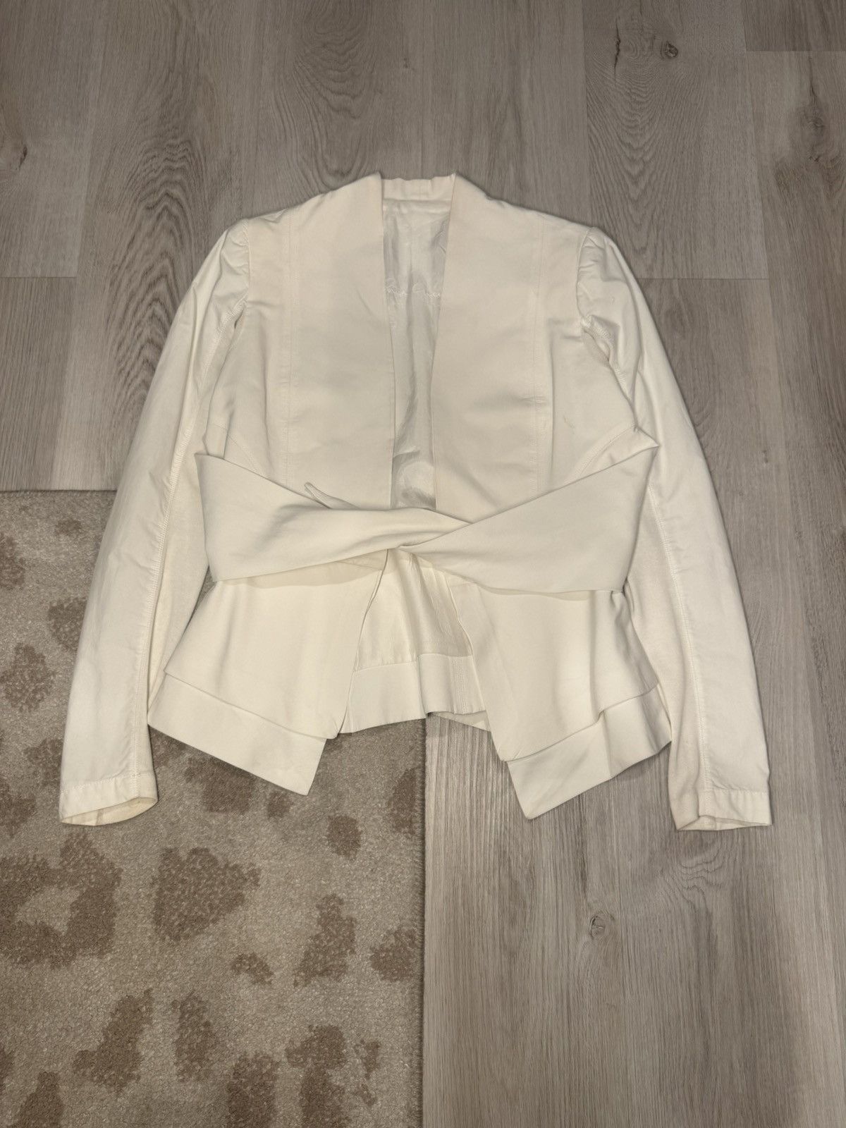 Rick Owens runway s/s 2003 tie closure blazer!! Size US S / EU 44-46 / 1 - 1 Thumbnail