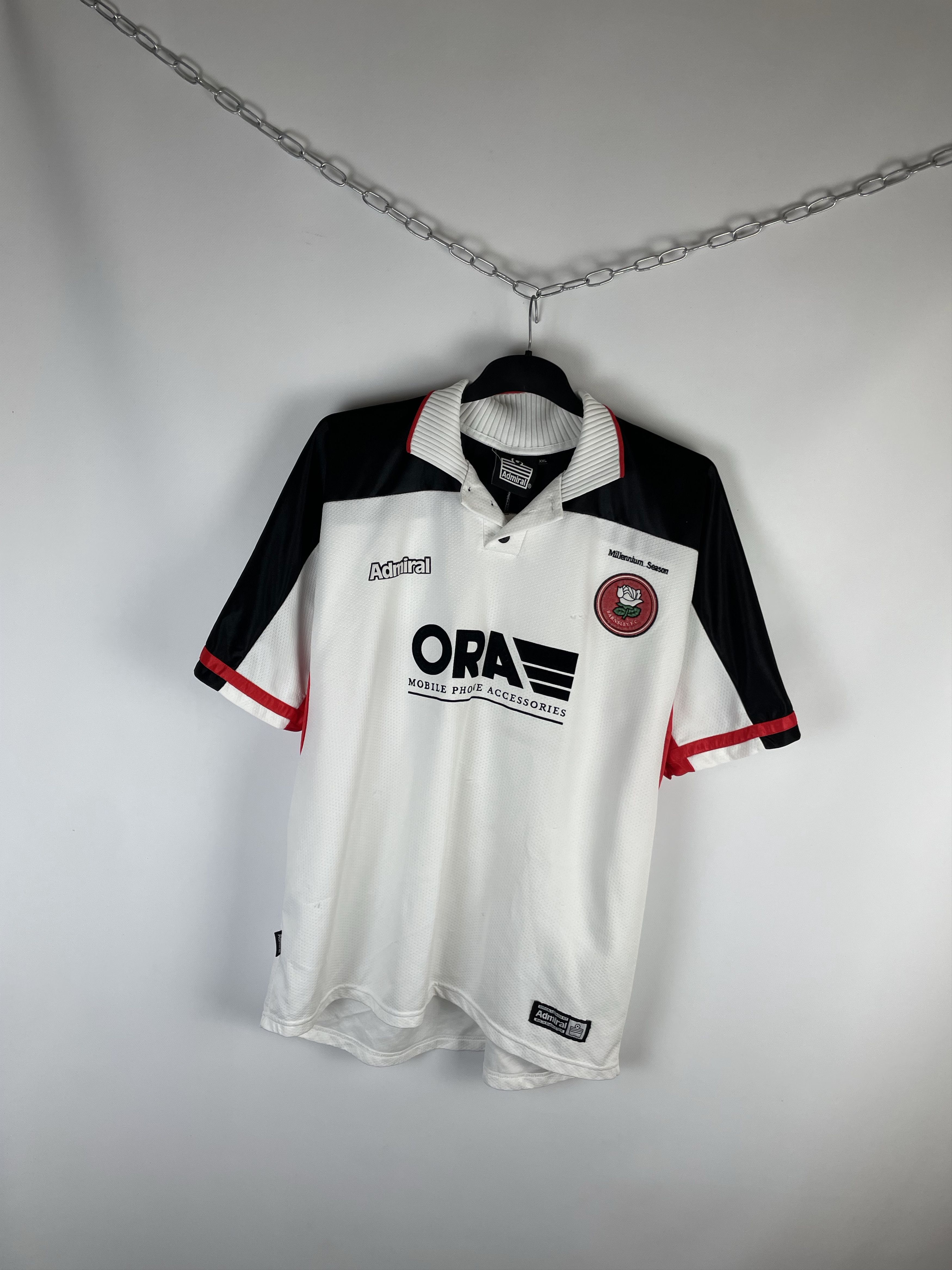 Vintage Barnsley football shirt 1999 Soccer Jersey Rare Size US XXL / EU 58 / 5 - 2 Thumbnail