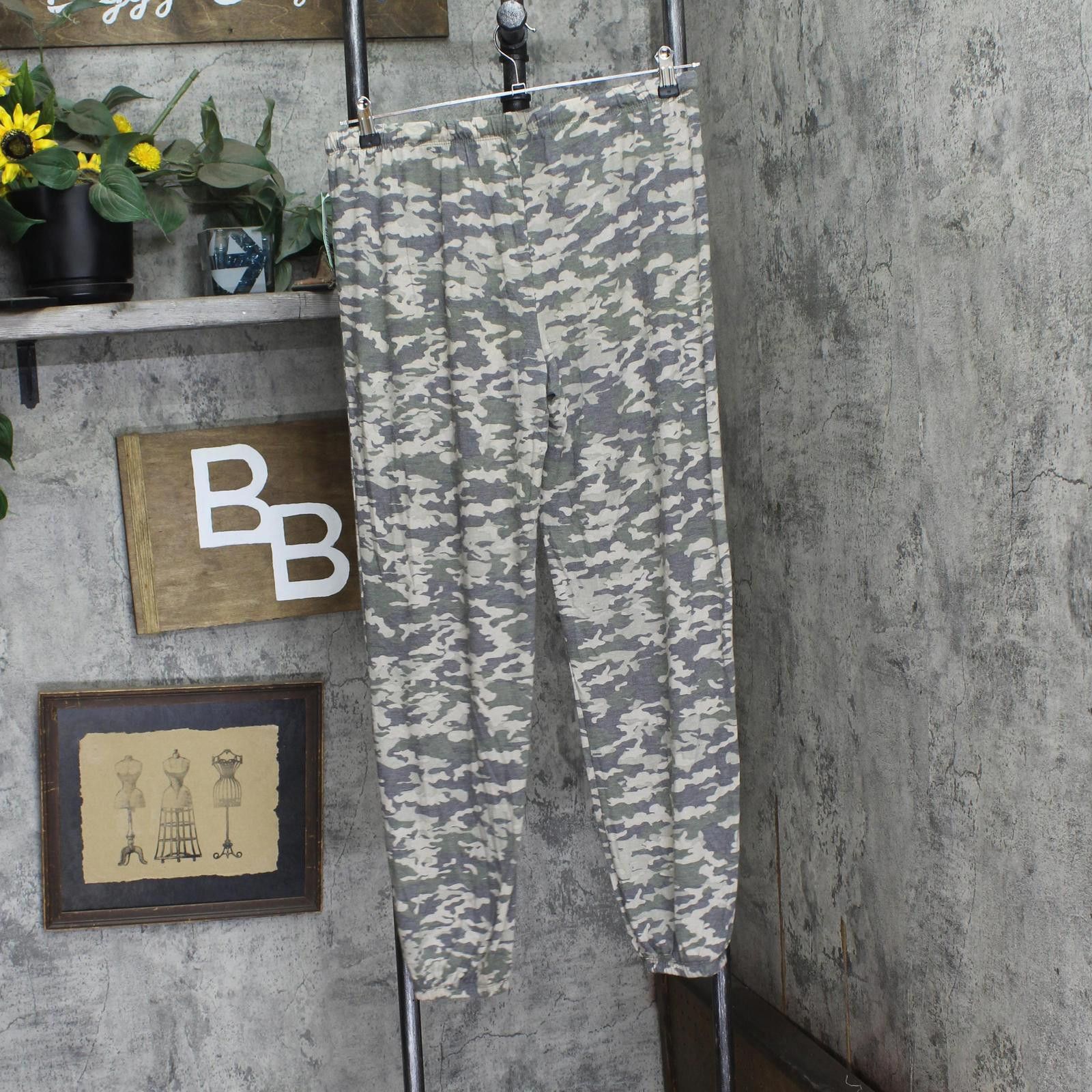 honeyee.com New Honeydew Star Camo Knit Pajama Pants 94113 Green Camo L Size 36" / US 14 / IT 50 - 2 Thumbnail