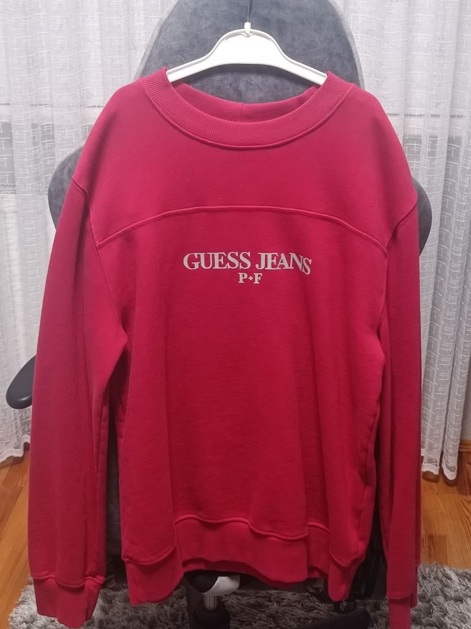 Guess × Places + Faces Guess Jeans x Places+Faces Crewneck Red Size S Deadstock Size US L / EU 52-54 / 3 - 1 Thumbnail