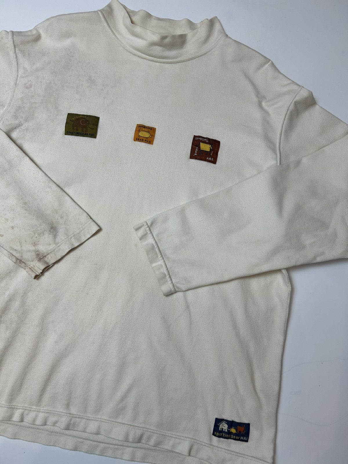 Designer × Hai Sporting Gear × Issey Miyake HAI SPORTING GEAR PATCHED LONG SLEEVE T-SHIRT Size US M / EU 48-50 / 2 - 2 Thumbnail