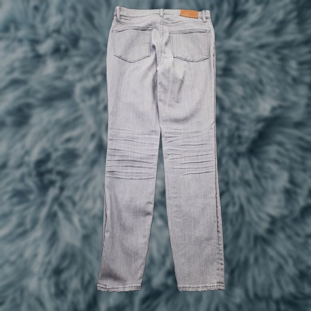 J.Crew J.CREW Lookout Skinny Jeans Womens 29 Gray Denim Stretch Flat Front High-Rise Jeans Womens 29 Gray Denim Stretch Size 29" - 1 Thumbnail