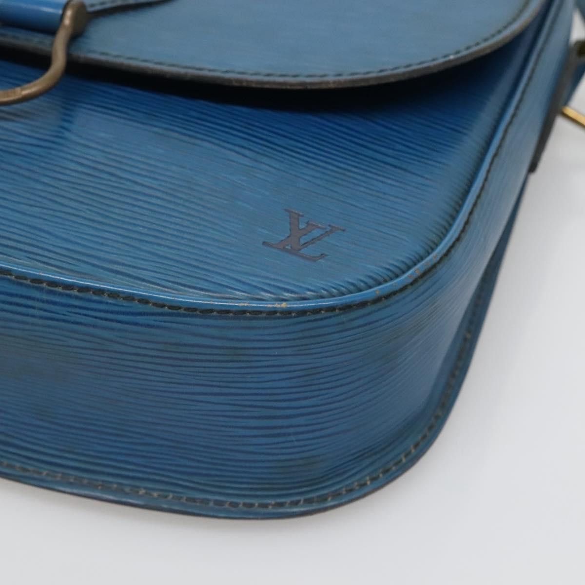 Louis Vuitton LOUIS VUITTON Epi Saint Cloud GM Shoulder Bag Toledo Blue Size ONE SIZE - 15 Thumbnail