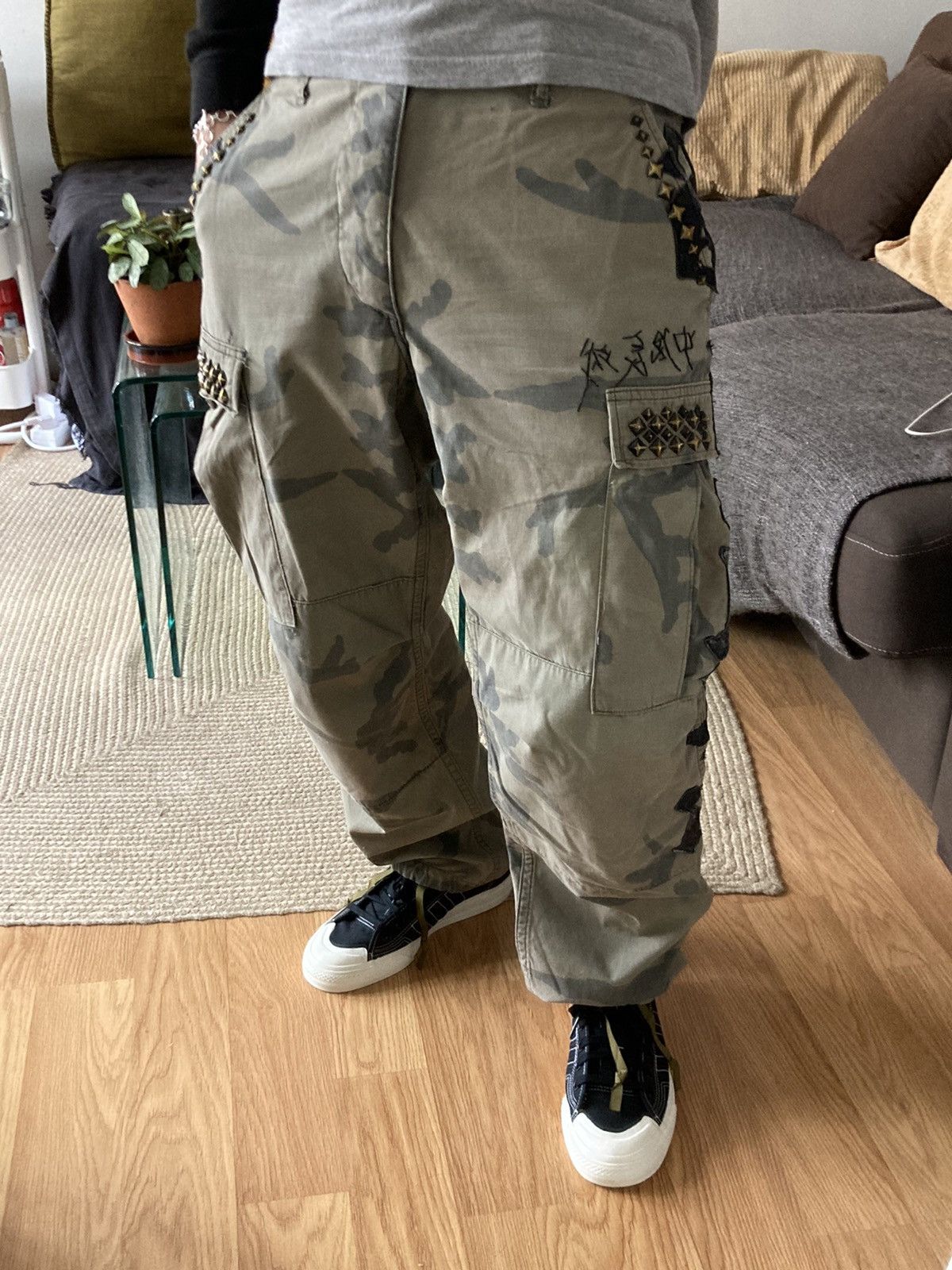 Designer × The Great China Wall × Vintage The Great China Wall - Camo Cargo Pant Size US 30 / EU 46 - 4 Thumbnail