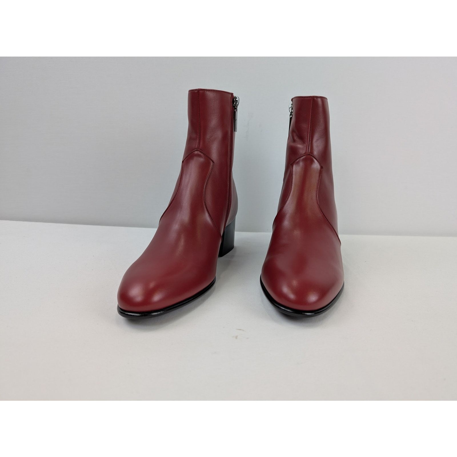 Saint Laurent Paris o1rshd1 James 60 Bootie Boots in Opyum Red Size US 9 / EU 42 - 9 Thumbnail