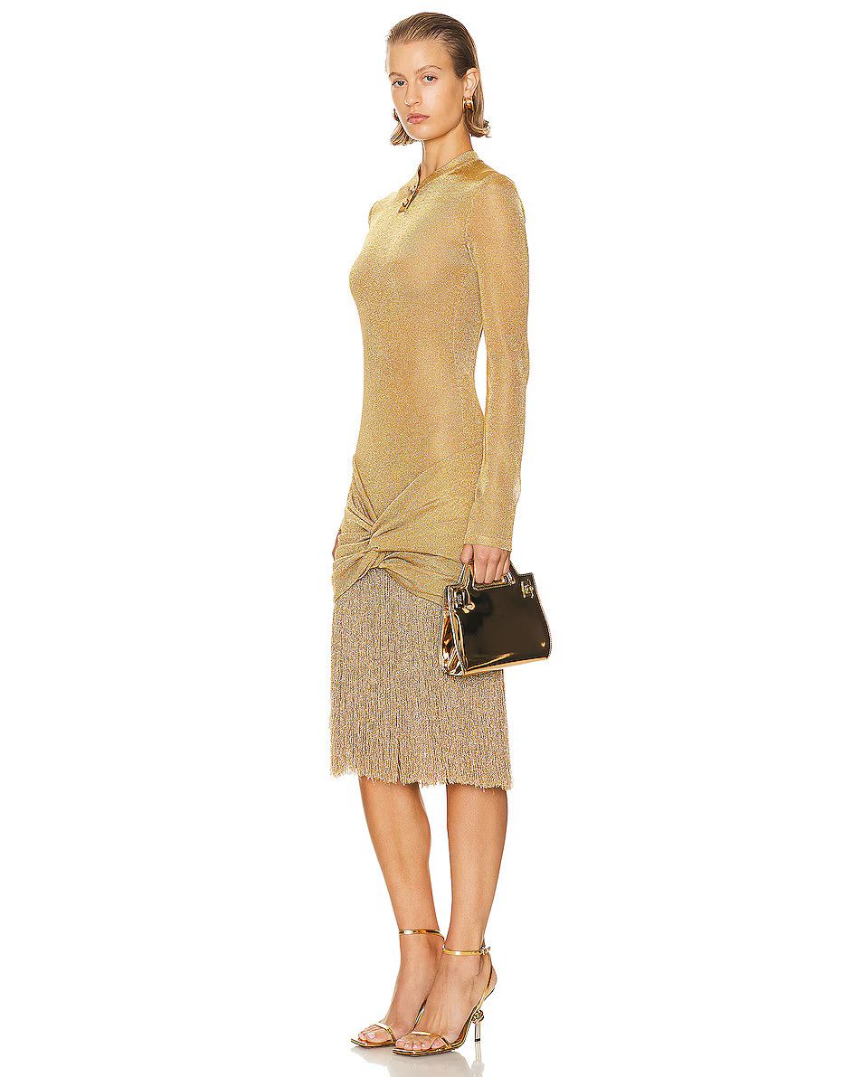 Salvatore Ferragamo o1s1rm0924 Size: OS / Wanda Mini Bag in Gold Size ONE SIZE - 3 Thumbnail