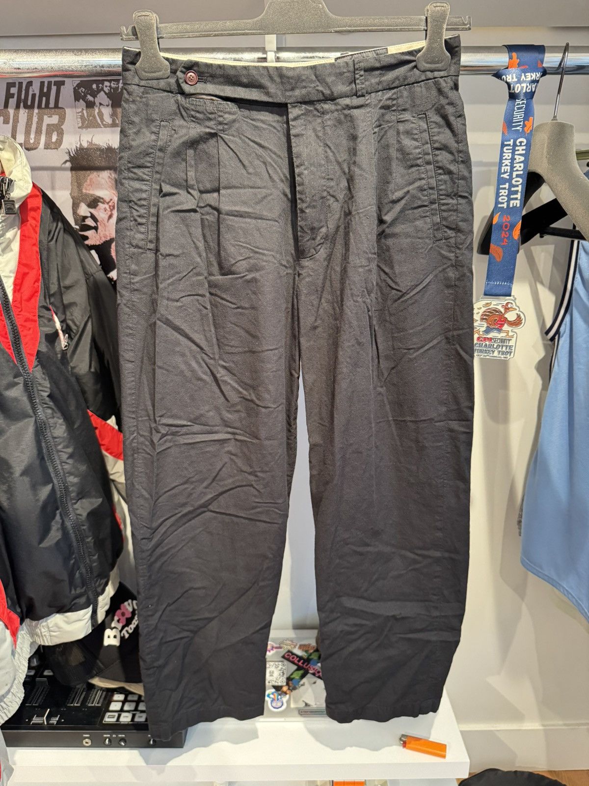 Kai D. Kai D Utility Artisan Pants W32 Made in NY Navy Cotton Twill Size US 32 / EU 48 - 1 Thumbnail
