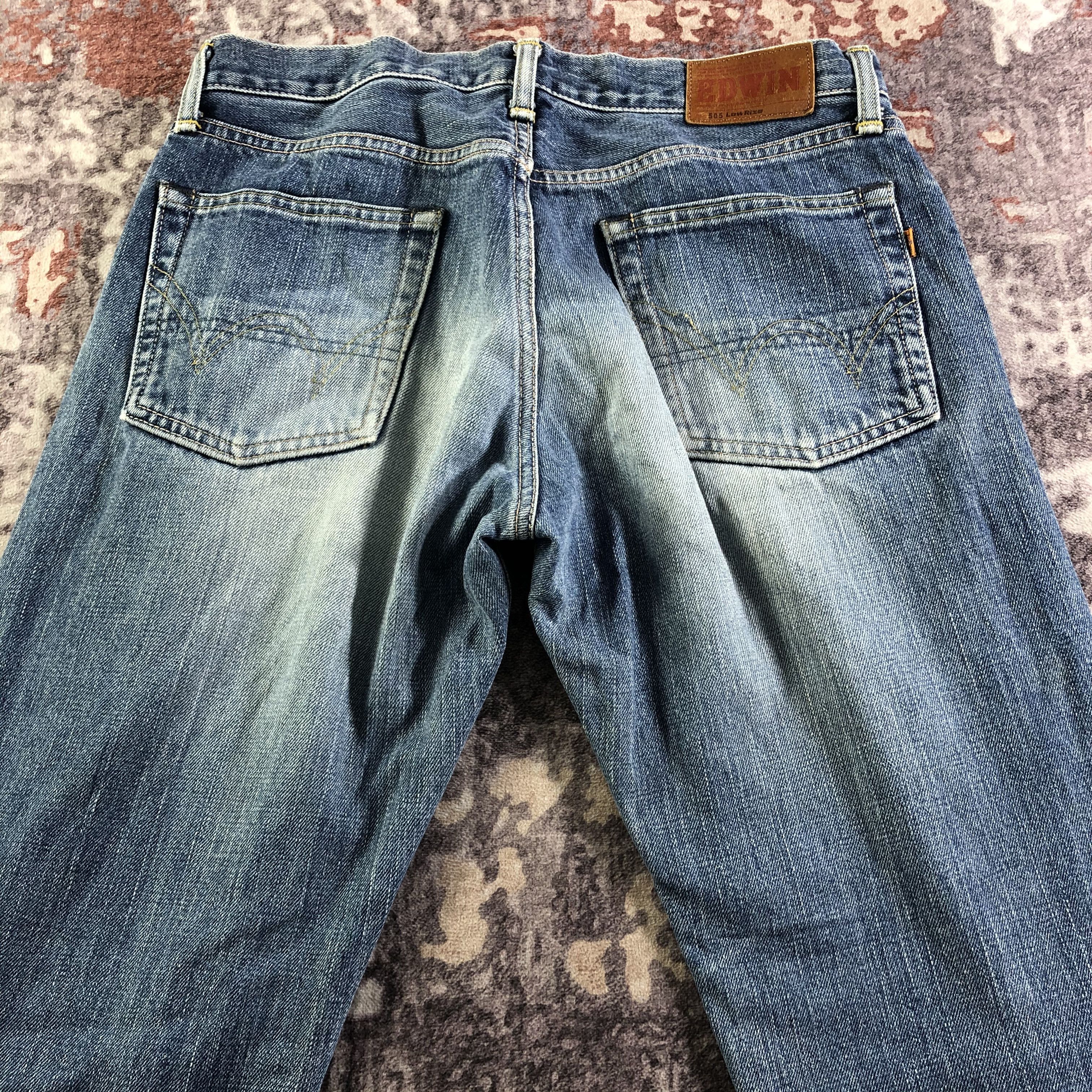 Edwin Vintage Blue Wash Edwin 505 Selvedge Jeans-JM3602 Size US 32 / EU 48 - 5 Thumbnail