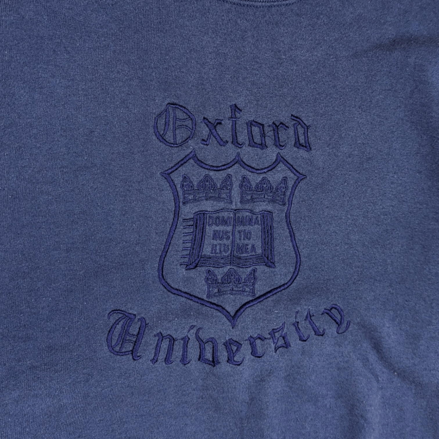 Vintage Vintage 90's OXFORD University Jumper Sweatshirt Size US M / EU 48-50 / 2 - 5 Thumbnail