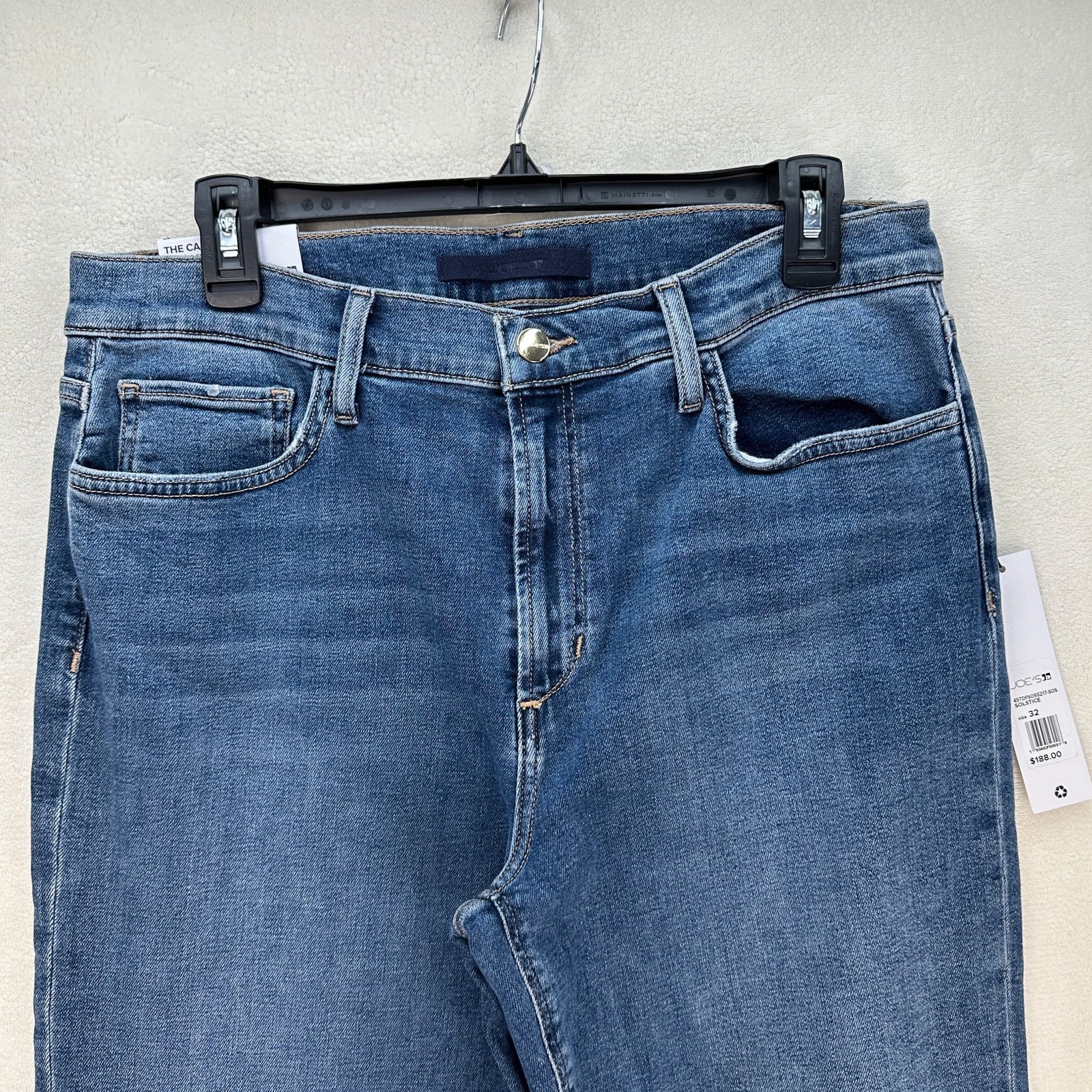 Joe's JOES WOMEN'S 32 THE CALLIE FRAYED HEM JEANS IN SOLSTICE 32 Size 32" / US 10 / IT 46 - 2 Thumbnail