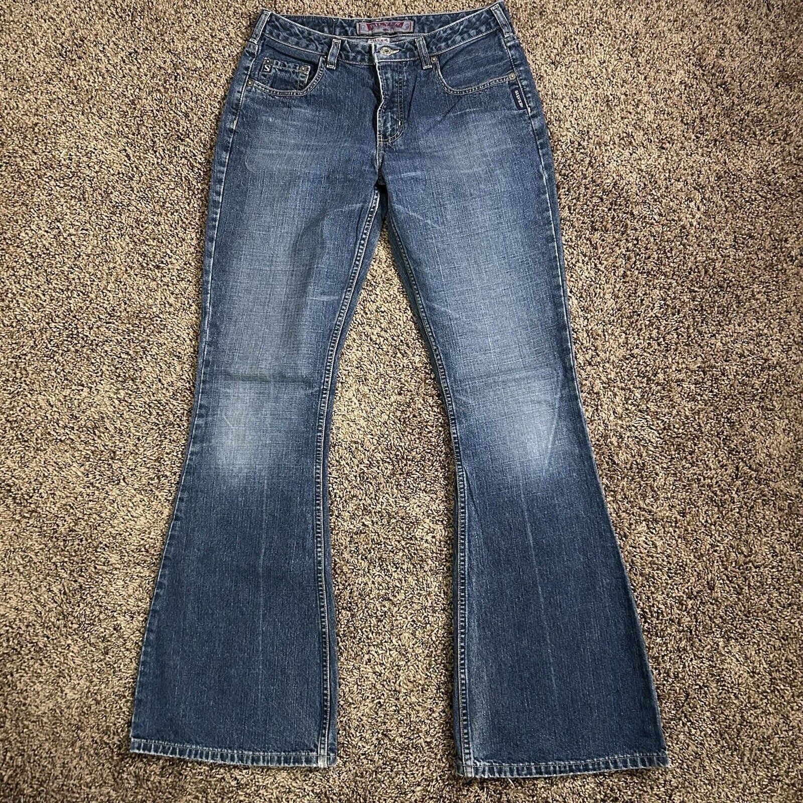 Vintage 90s Silver Jeans Women's Size 30X33 Bootcut Flare