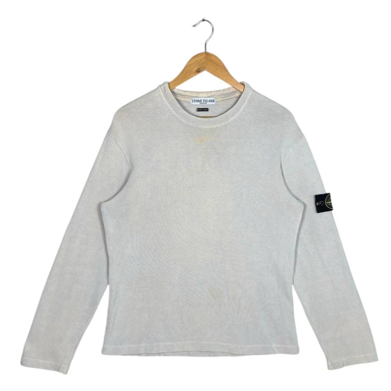 Stone Island Stone Island Washed Garment Dye Sun Faded Sweatshirt Size US S / EU 44-46 / 1 - 1 Thumbnail