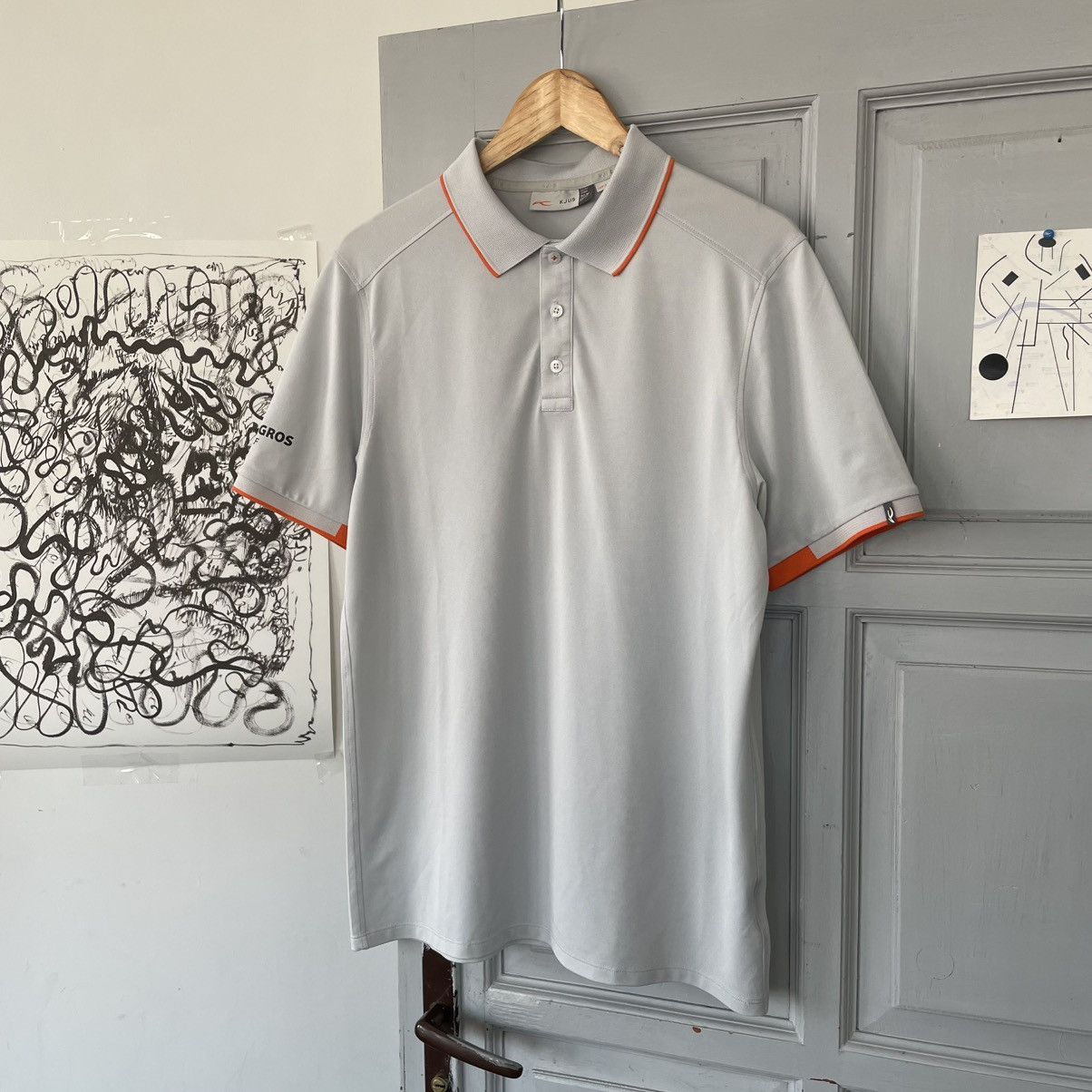 KJUS Vintage Kjus Polo Migros Golf T-shirt size M sport feet Size US M / EU 48-50 / 2 - 3 Thumbnail