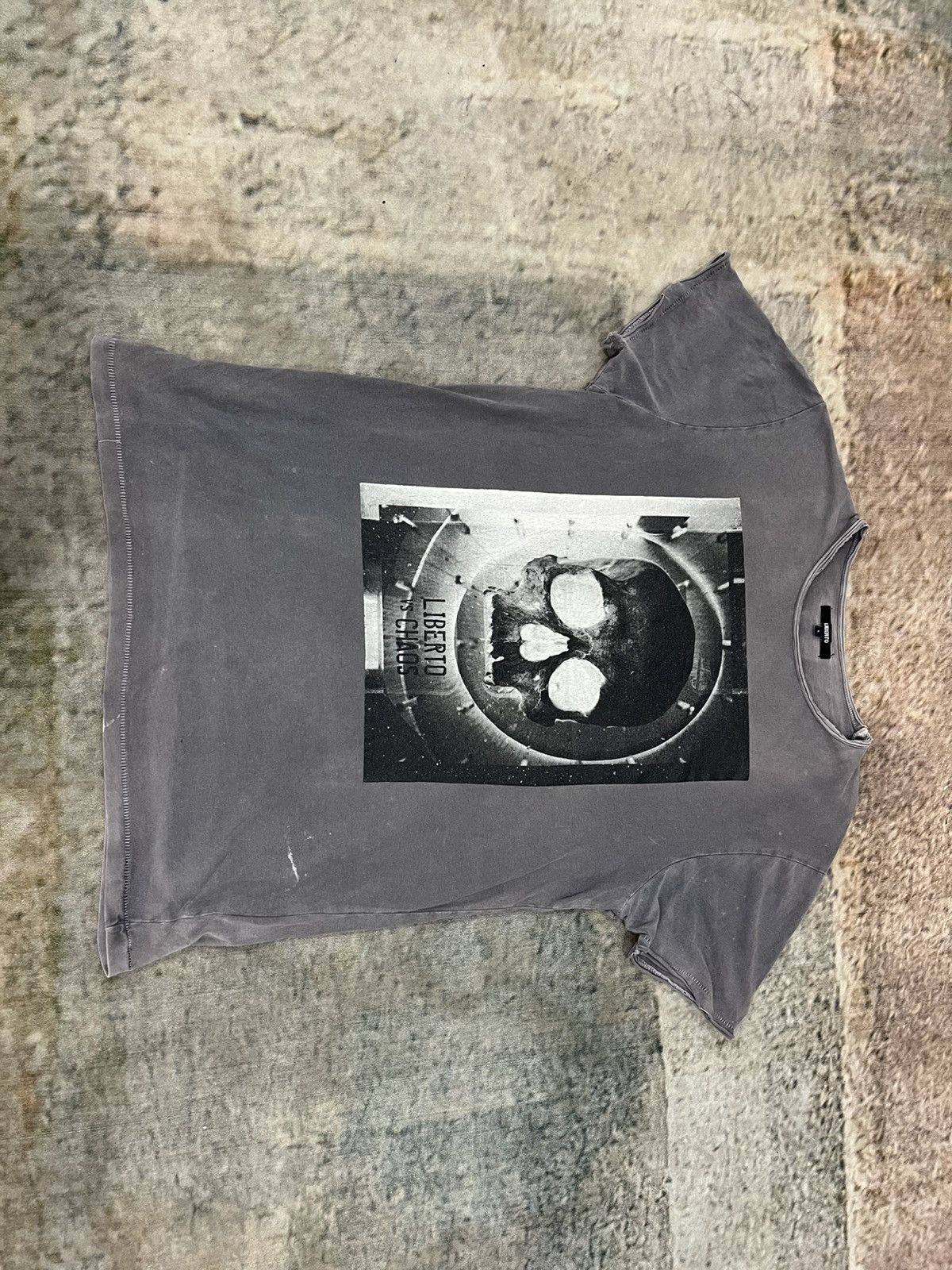 Japanese Brand × Vintage Distressed Liberto Big Skull Tee Size US M / EU 48-50 / 2 - 3 Thumbnail