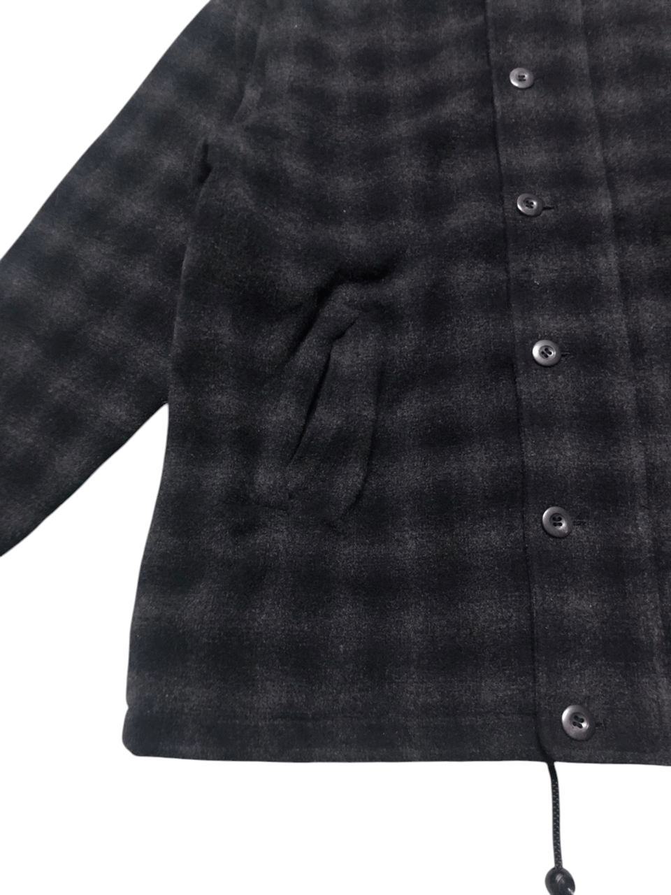 Japanese Brand × Van × Vintage Vintage Van Jac Shadow Plaid Wool Jacket Fur Collar Size US L / EU 52-54 / 3 - 10 Thumbnail