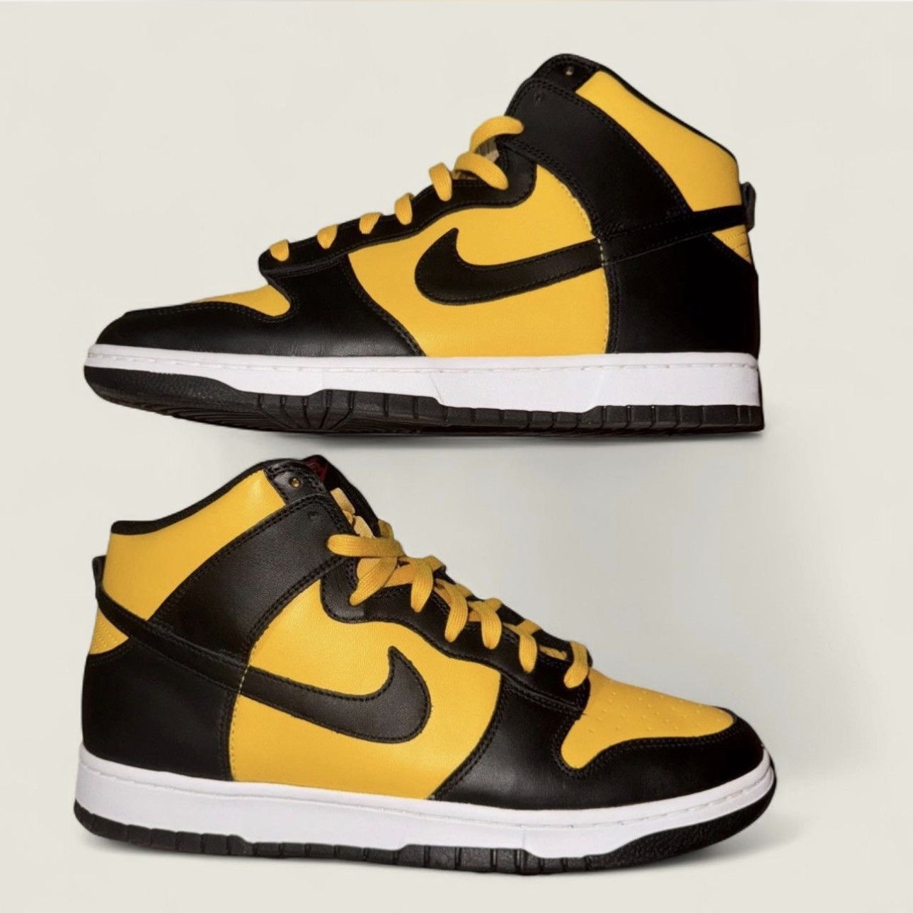 Nike “Wu-Tang colorway” Nike Dunk High Black Varsity Maize Sz. 12 Size US 12 / EU 45 - 1 Thumbnail