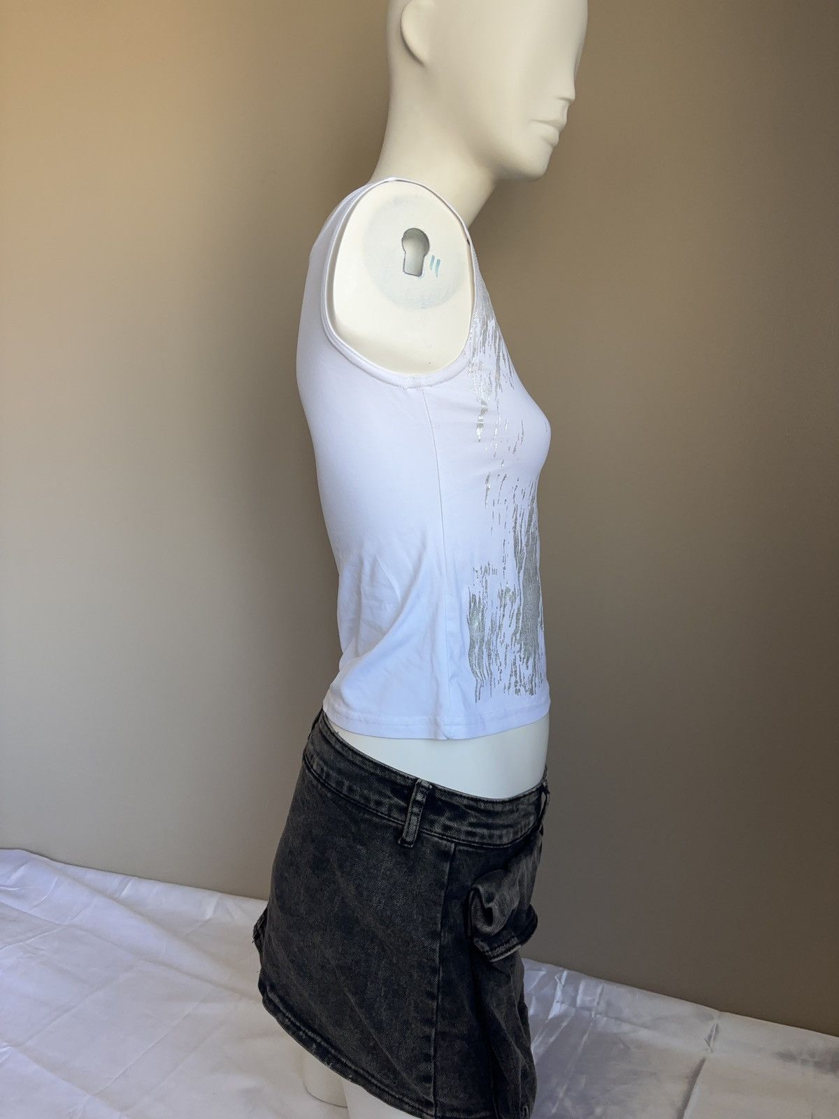Japanese Brand × Vintage Printed glamour vintage tank top Size S / US 4 / IT 40 - 8 Thumbnail