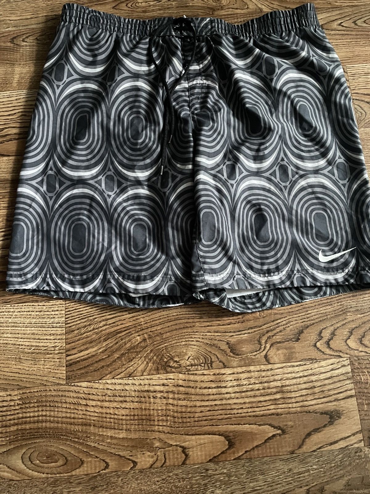 Nike × Vintage NIKE VINTAGE SWOOSH DRILL Y2K SHORTS Size US 35 - 3 Thumbnail