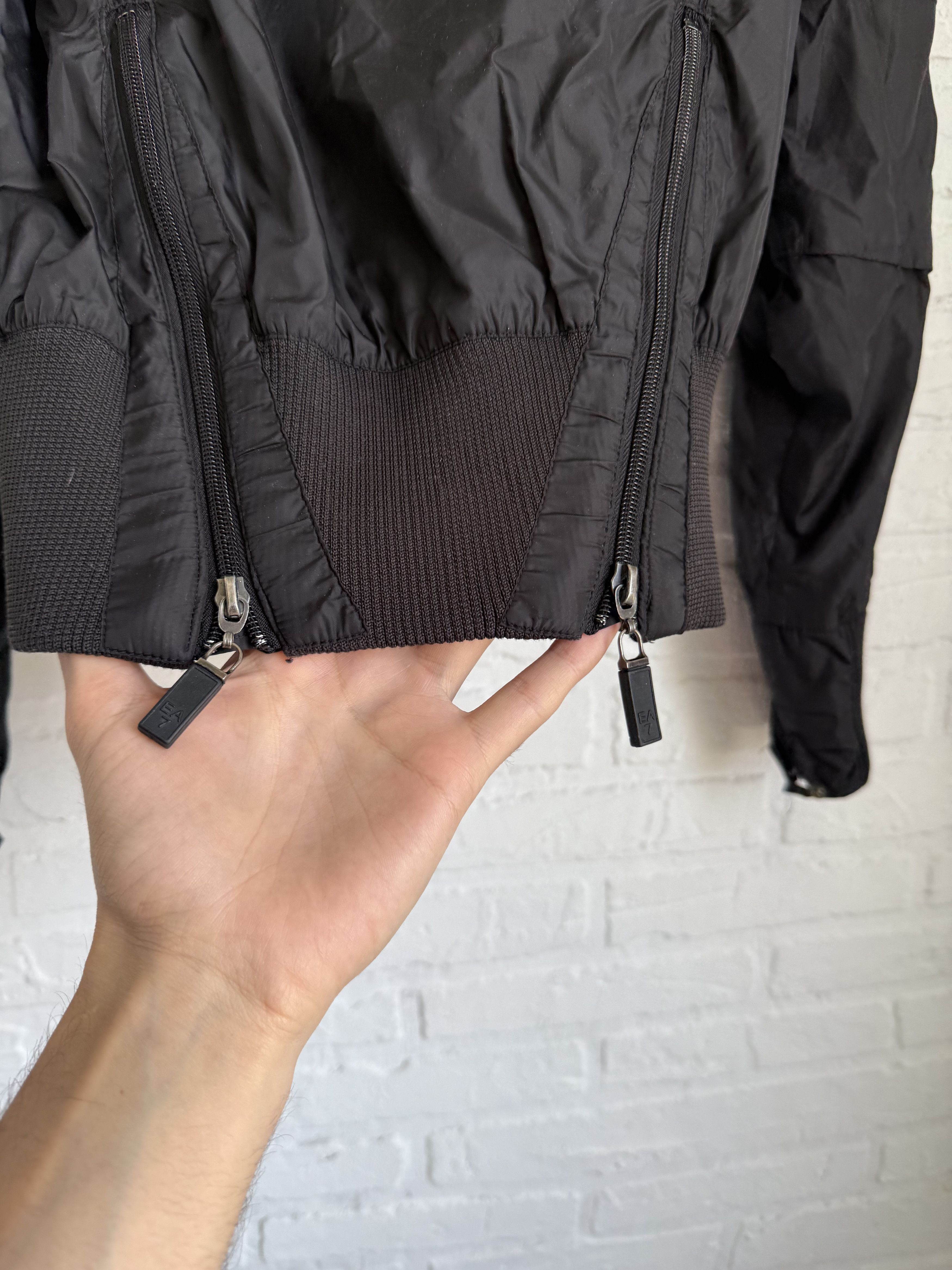 Emporio Armani × Vintage Vintage Emporio Armani EA7 multizip nylon jacket Size US XS / EU 42 / 0 - 13 Thumbnail