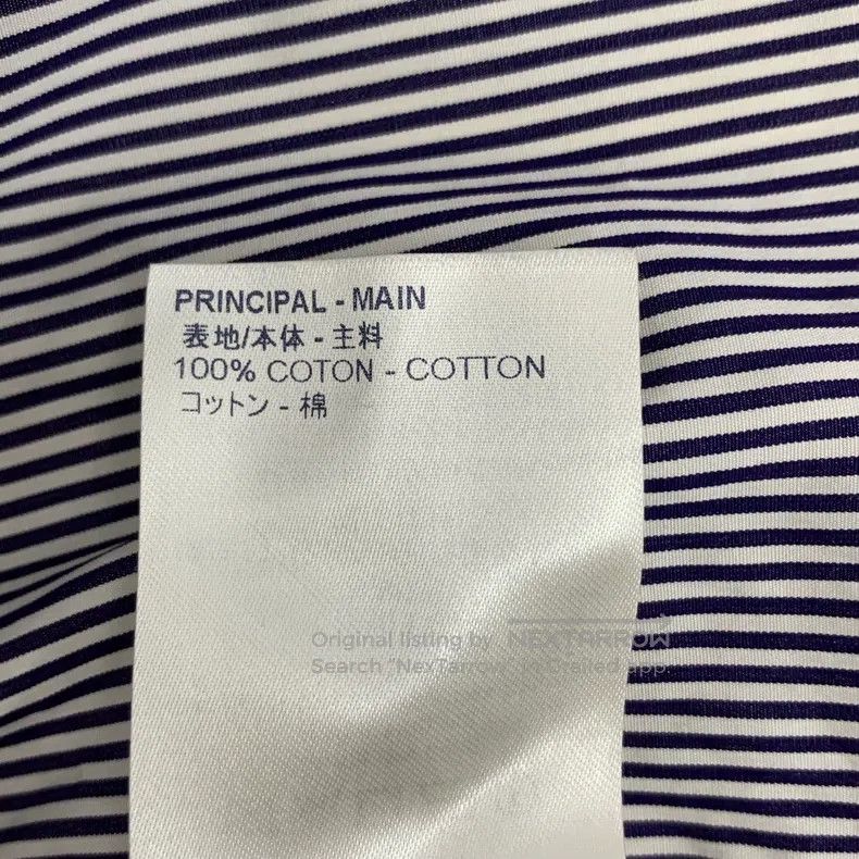 Louis Vuitton Louis Vuitton Blue vertical stripes logo presbyopic cotton Size XS / US 0-2 / IT 36-38 - 8 Thumbnail