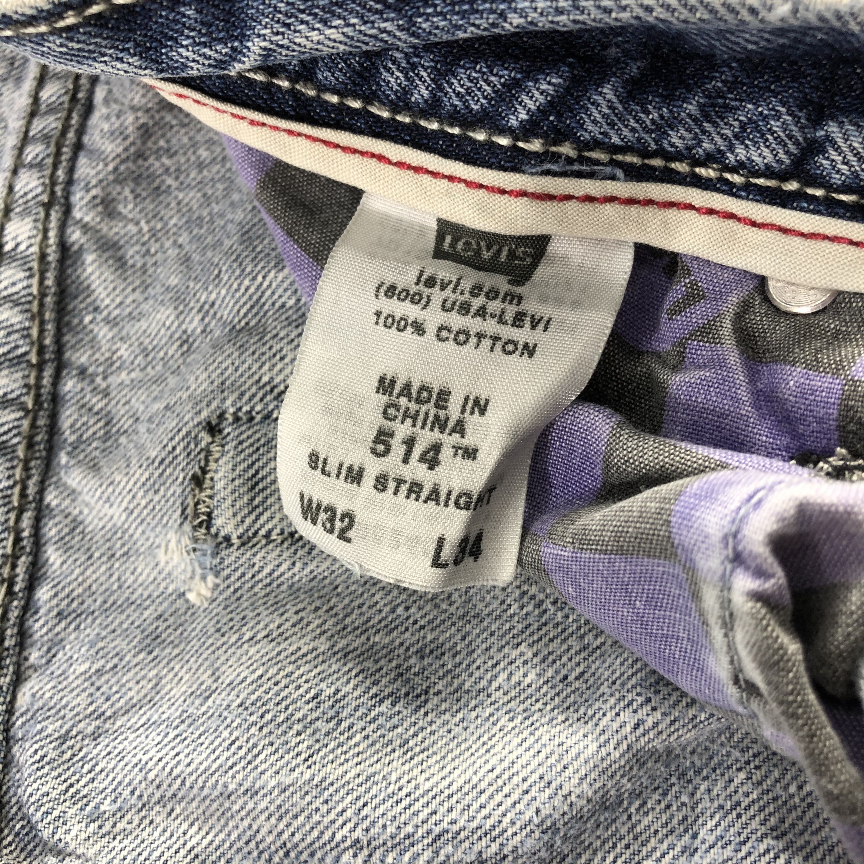 Levi's × Vintage Vintage Blue Wash Levis 514 Jeans-JM2962 Size US 31 - 16 Thumbnail