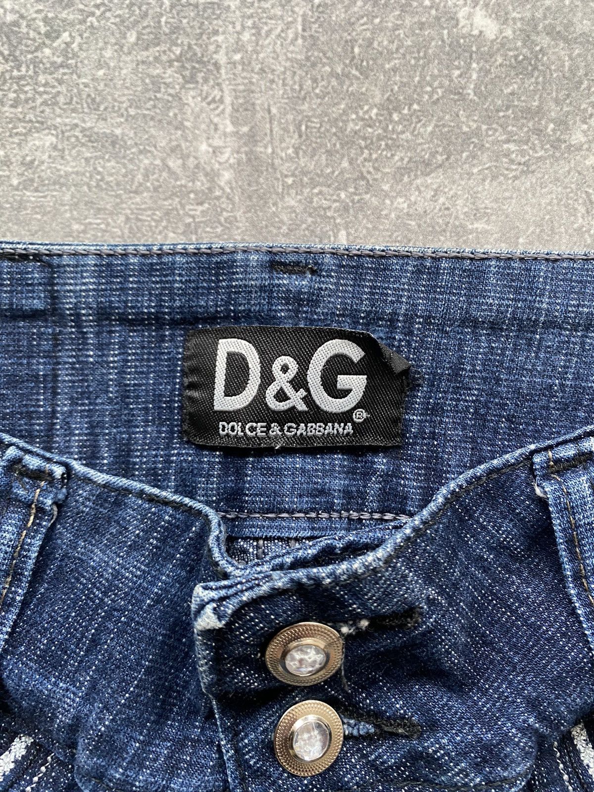 Dolce & Gabbana × Vintage Vintage Y2K Dolce & Gabbana Jeans Size 26" / US 2 / IT 38 - 5 Thumbnail