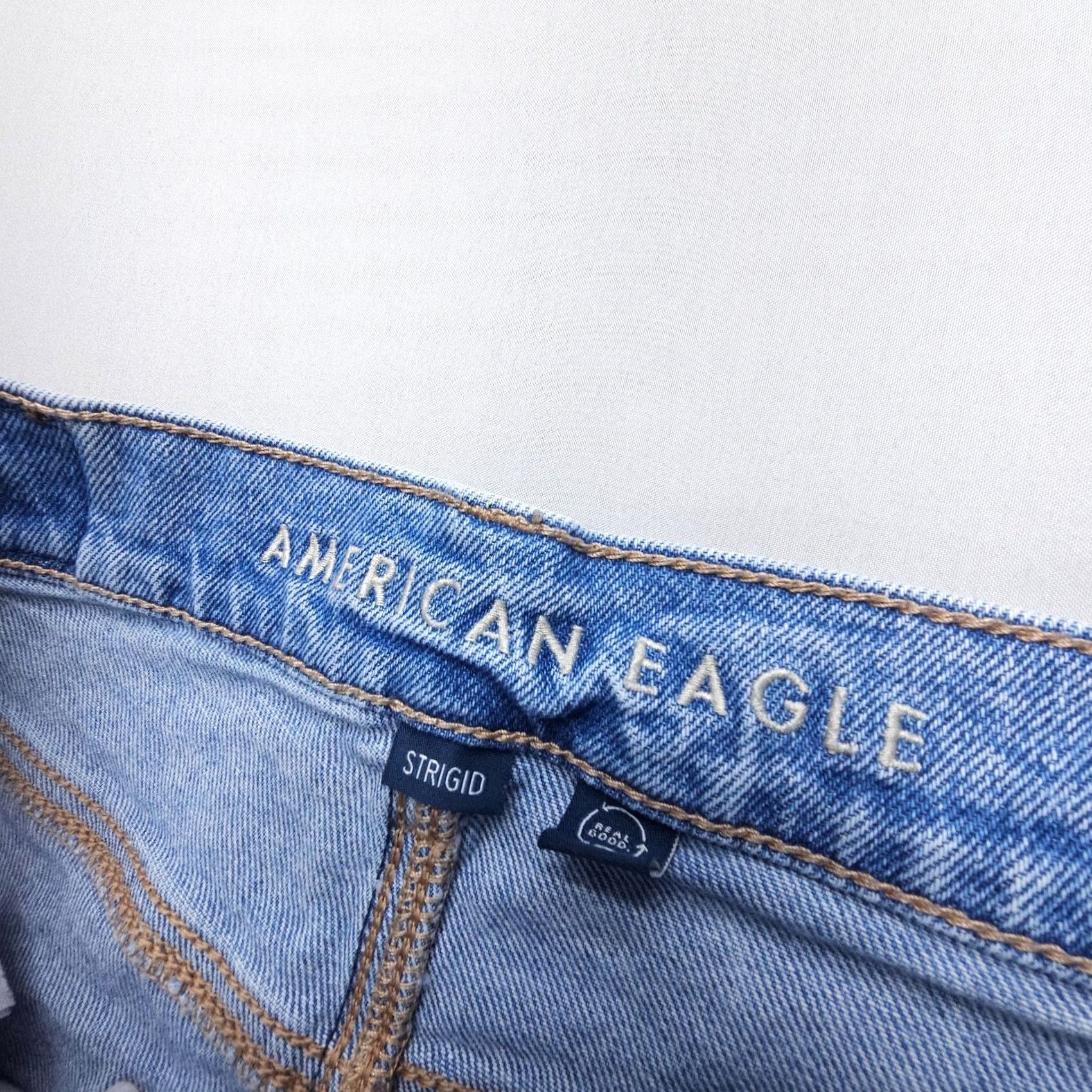 American Eagle Outfitters American Eagle Outfitters Jeans Size 2 Straight 5-Pocket Denim Light Wash Blue Women's Vintage No Rise High Rise 10.5in Size 26" / US 2 / IT 38 - 7 Thumbnail