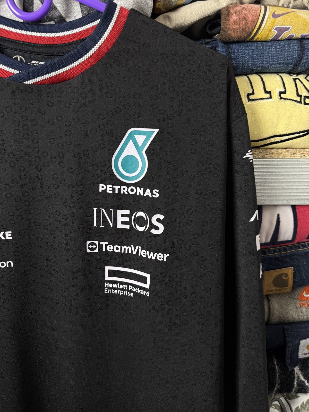 Mercedes-Benz Mersedes AMG Tommy Hilfiger Petronas Racing Long Sleeve Tee Size US L / EU 52-54 / 3 - 5 Thumbnail