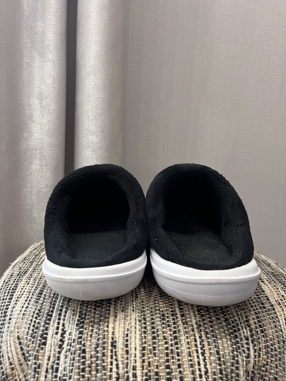Nike × Vintage Nike Burrow Slide Fleece Outdoor Slipper Black Unisex Size US 8 / EU 41 - 6 Thumbnail