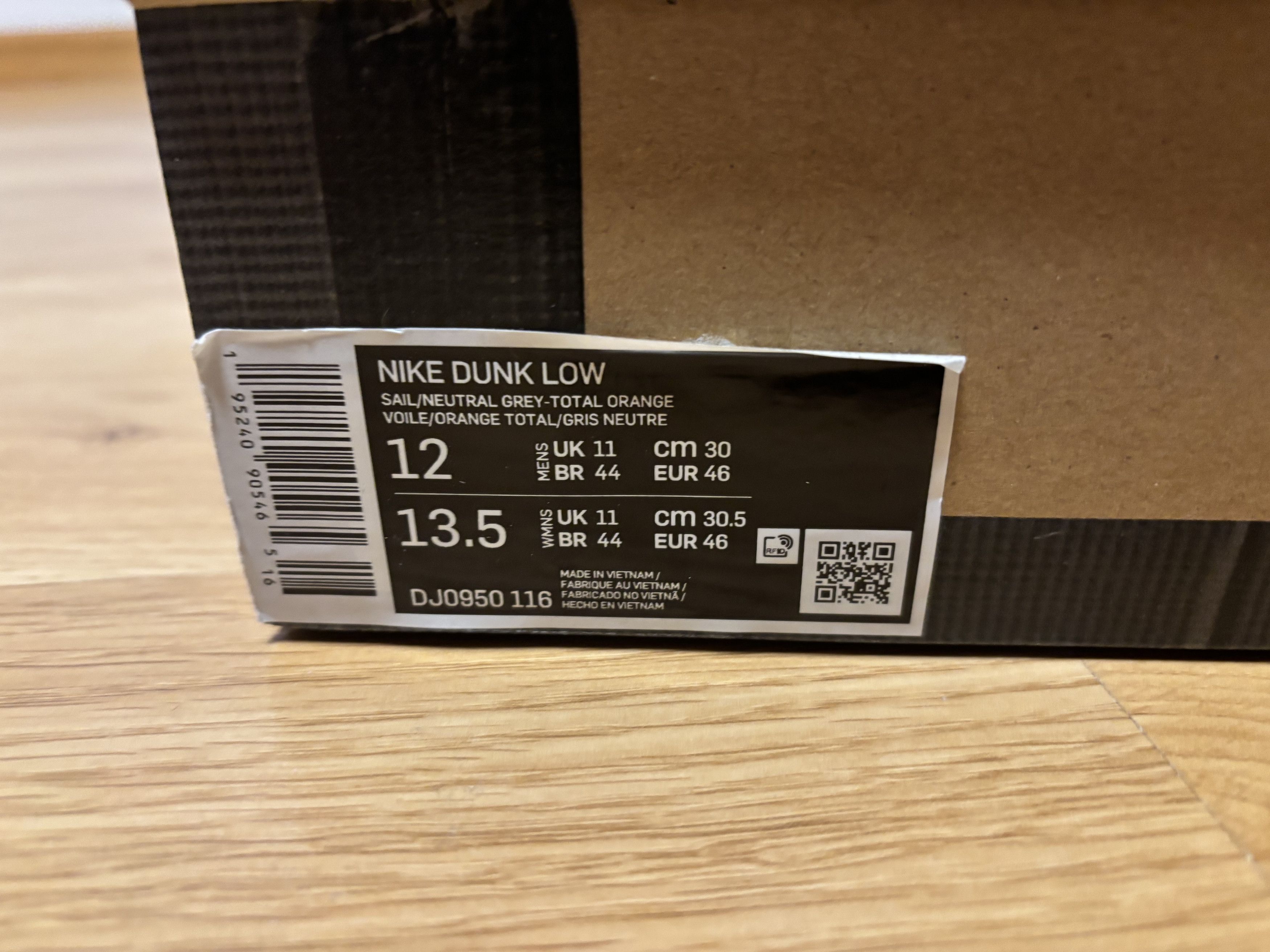 Nike × Off-White Nike dunk low off white lot 31 Size US 12 / EU 45 - 7 Thumbnail
