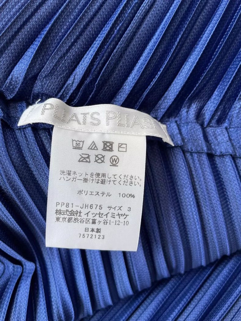 Issey Miyake Issey Miyake size:3 Dark blue twill spring pleated silhoue Size M / US 6-8 / IT 42-44 - 9 Thumbnail
