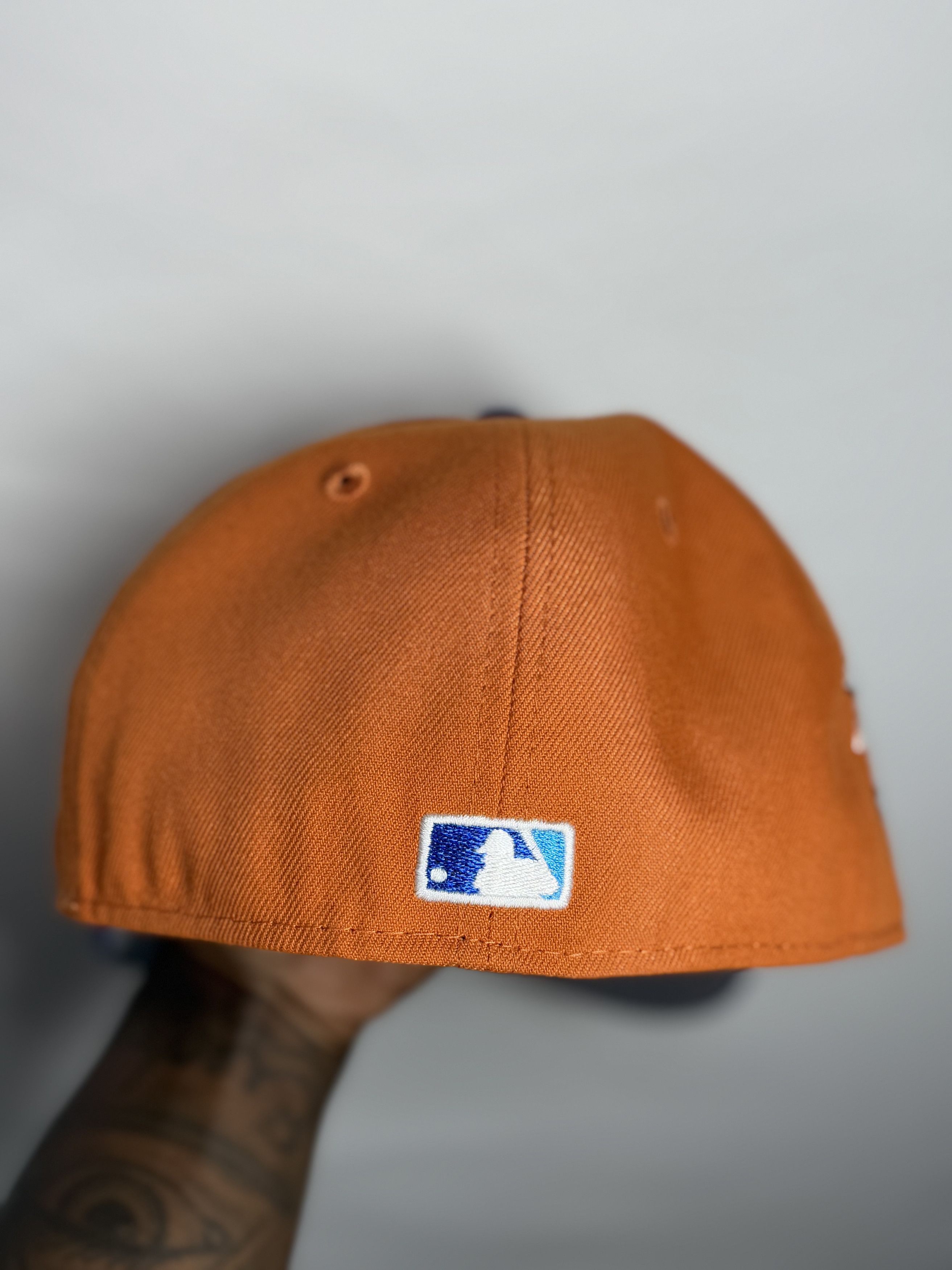 Hat Club × New Era Cleveland Guardians Burnt Orange Royal Gray "7" Size ONE SIZE - 4 Thumbnail