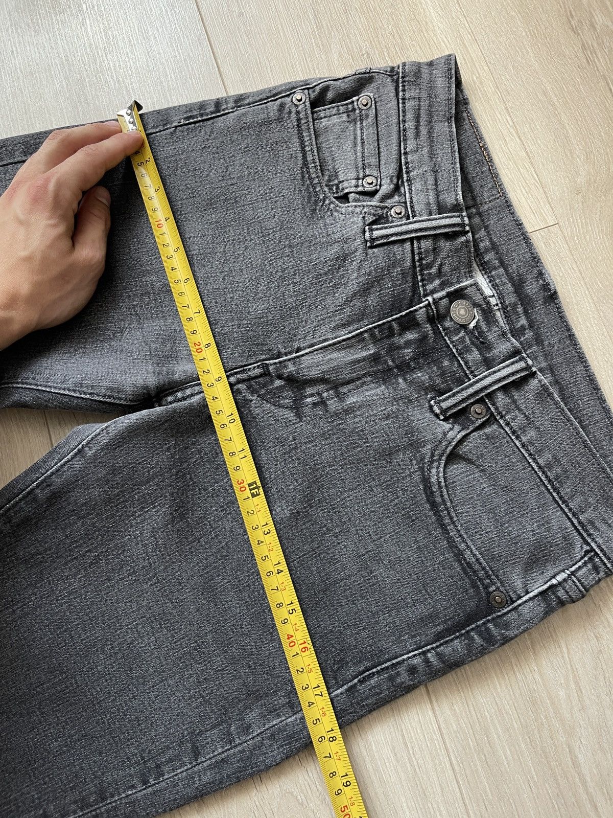 Levi's Levis denim mens jeans gray 29/34 Size US 29 - 8 Thumbnail